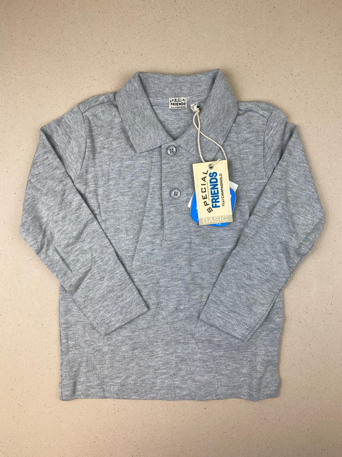 T-shirt polo manica lunga