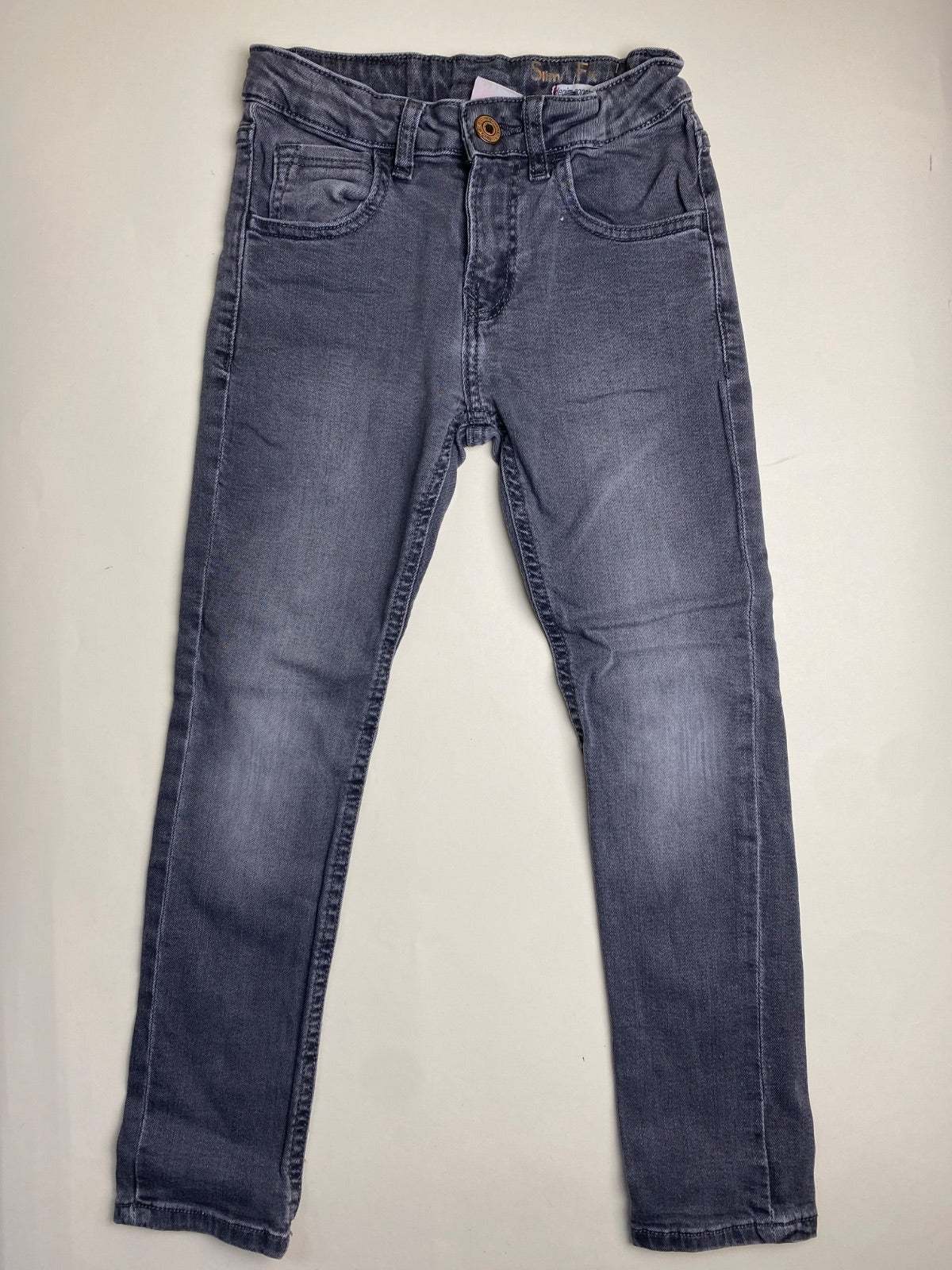 Jeans grigi gamba dritta