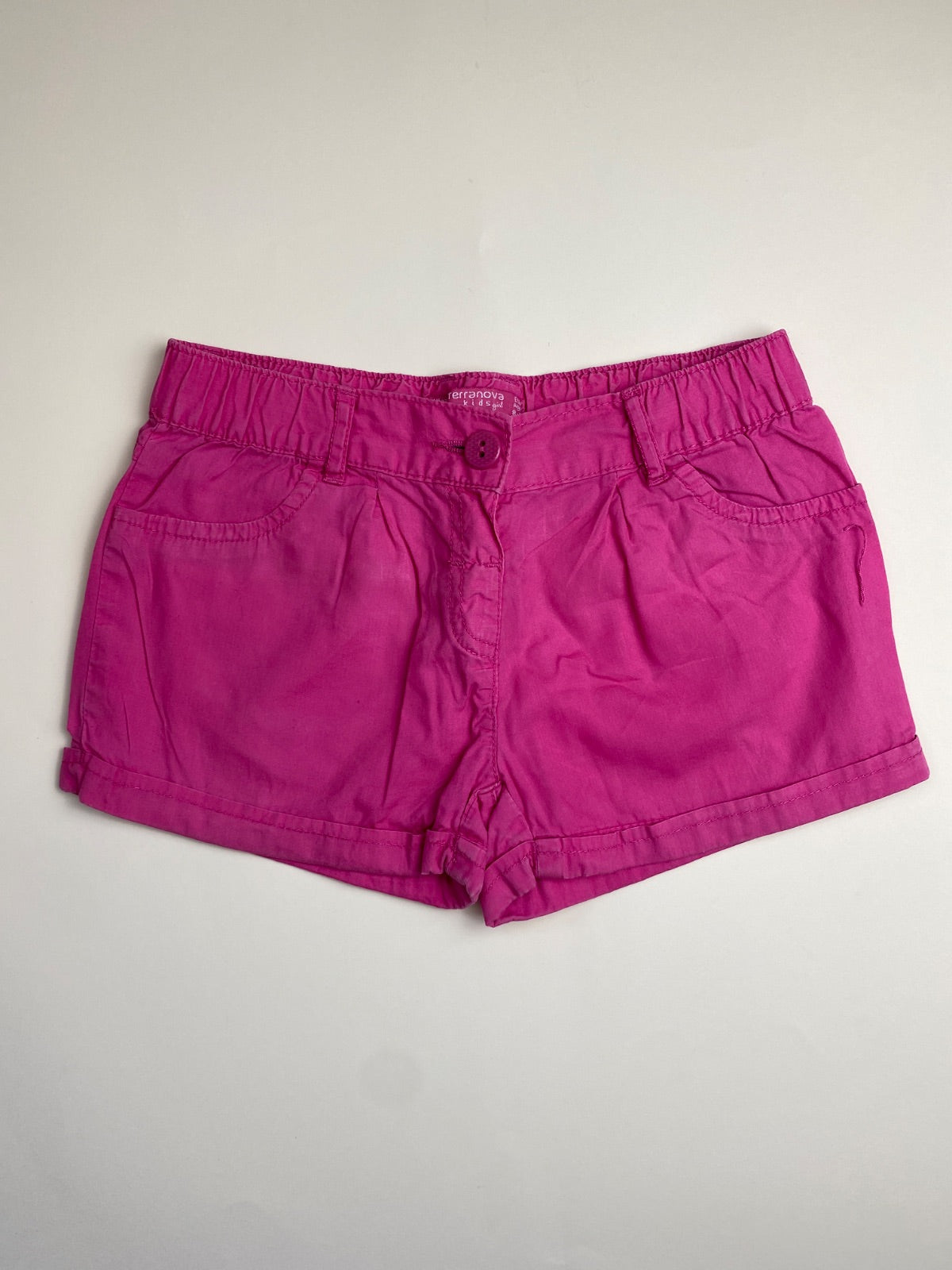 Shorts in tela di cotone