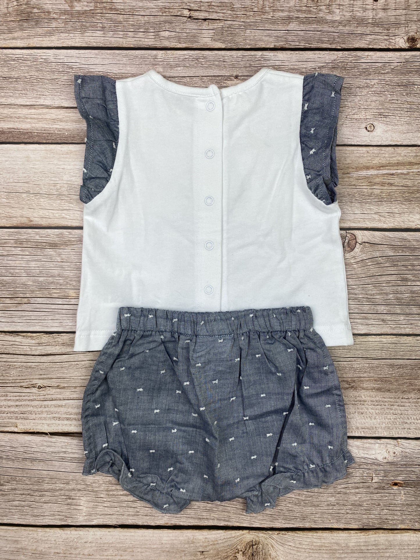 Set t-shirt manica corta e pantaloncino