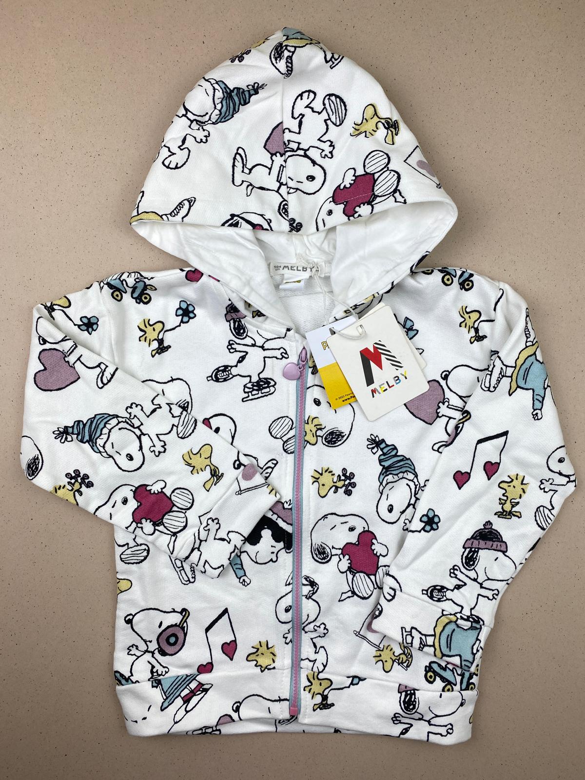 Felpa con zip e cappuccio