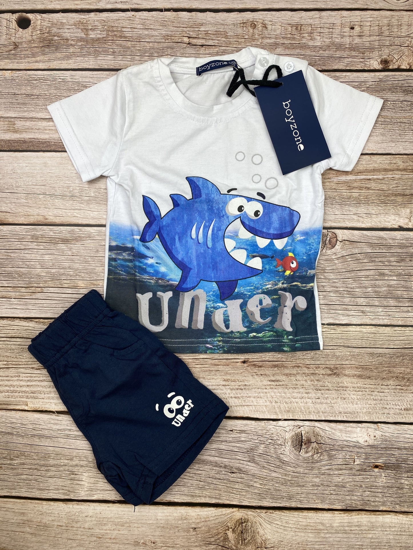 Set t-shirt manica corta e pantaloncino
