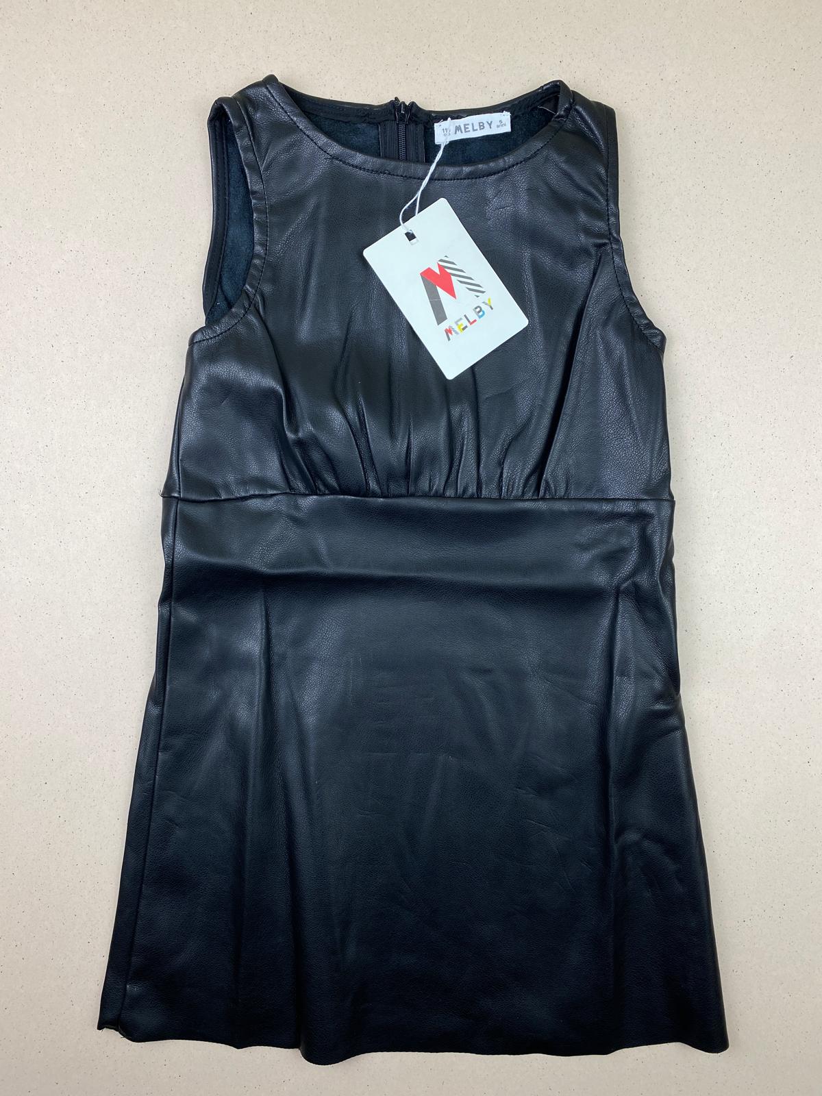 Vestito in eco-pelle