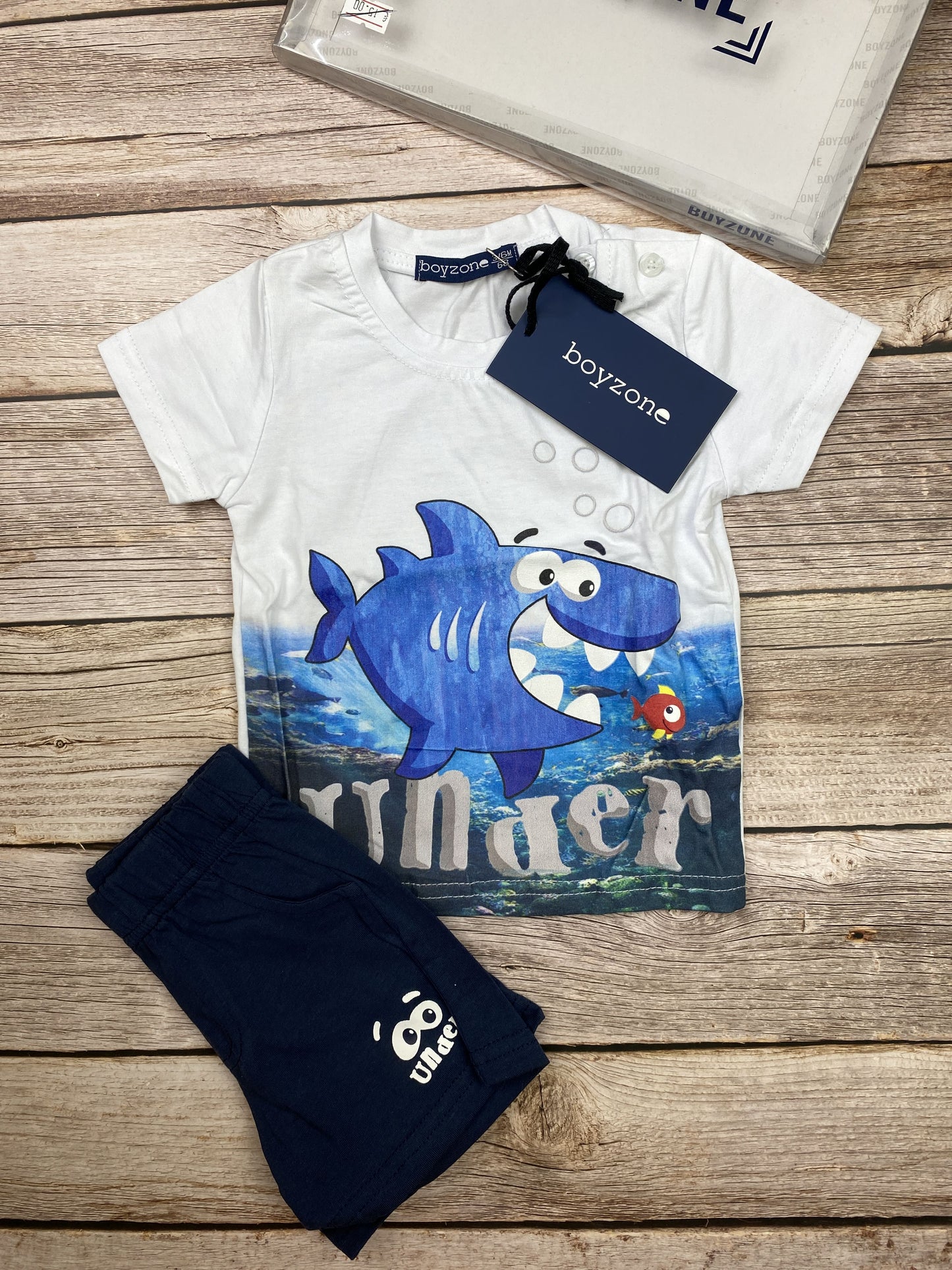 Set t-shirt manica corta e pantaloncino