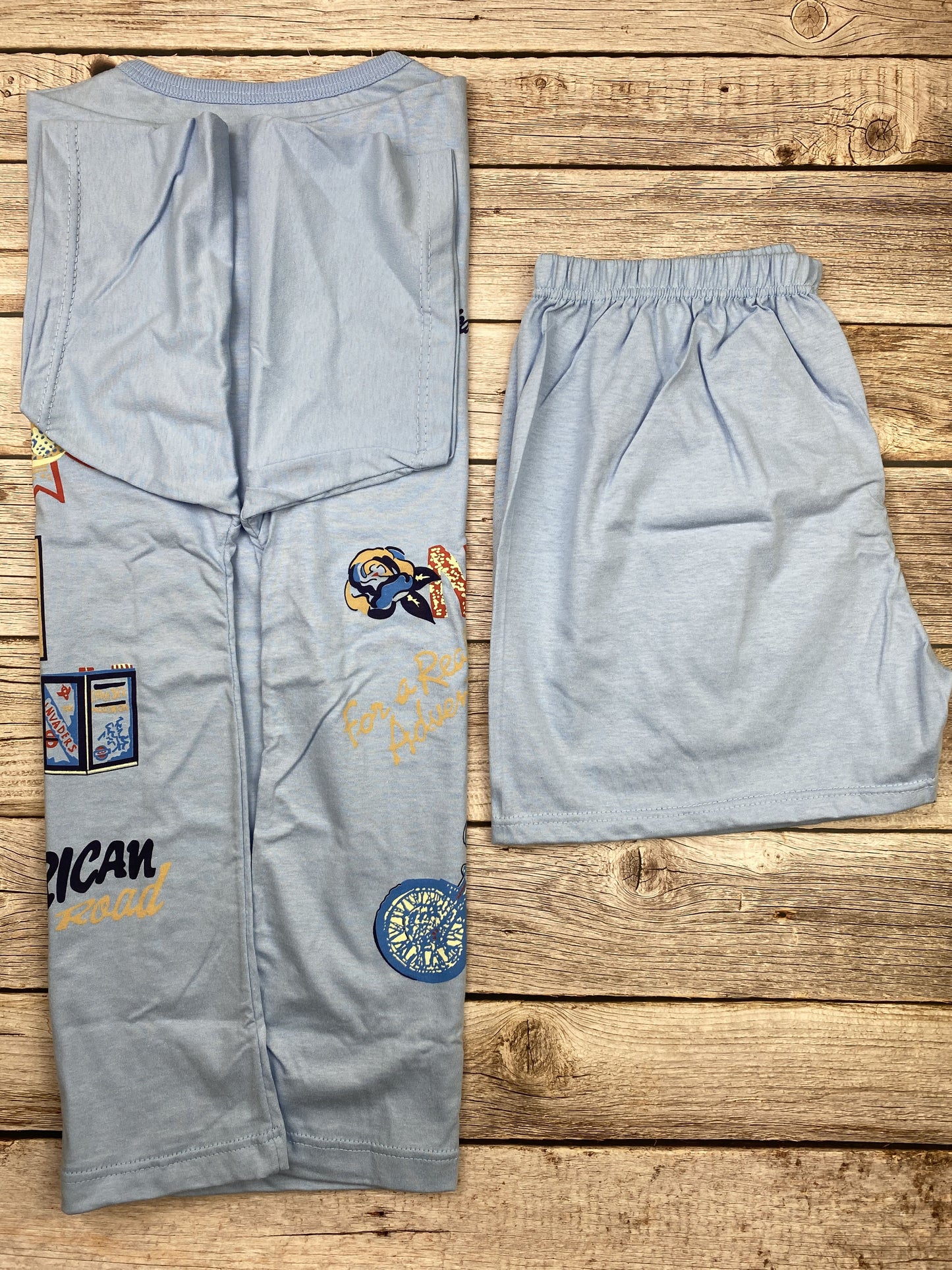 Pigiama manica corta e pantaloncino