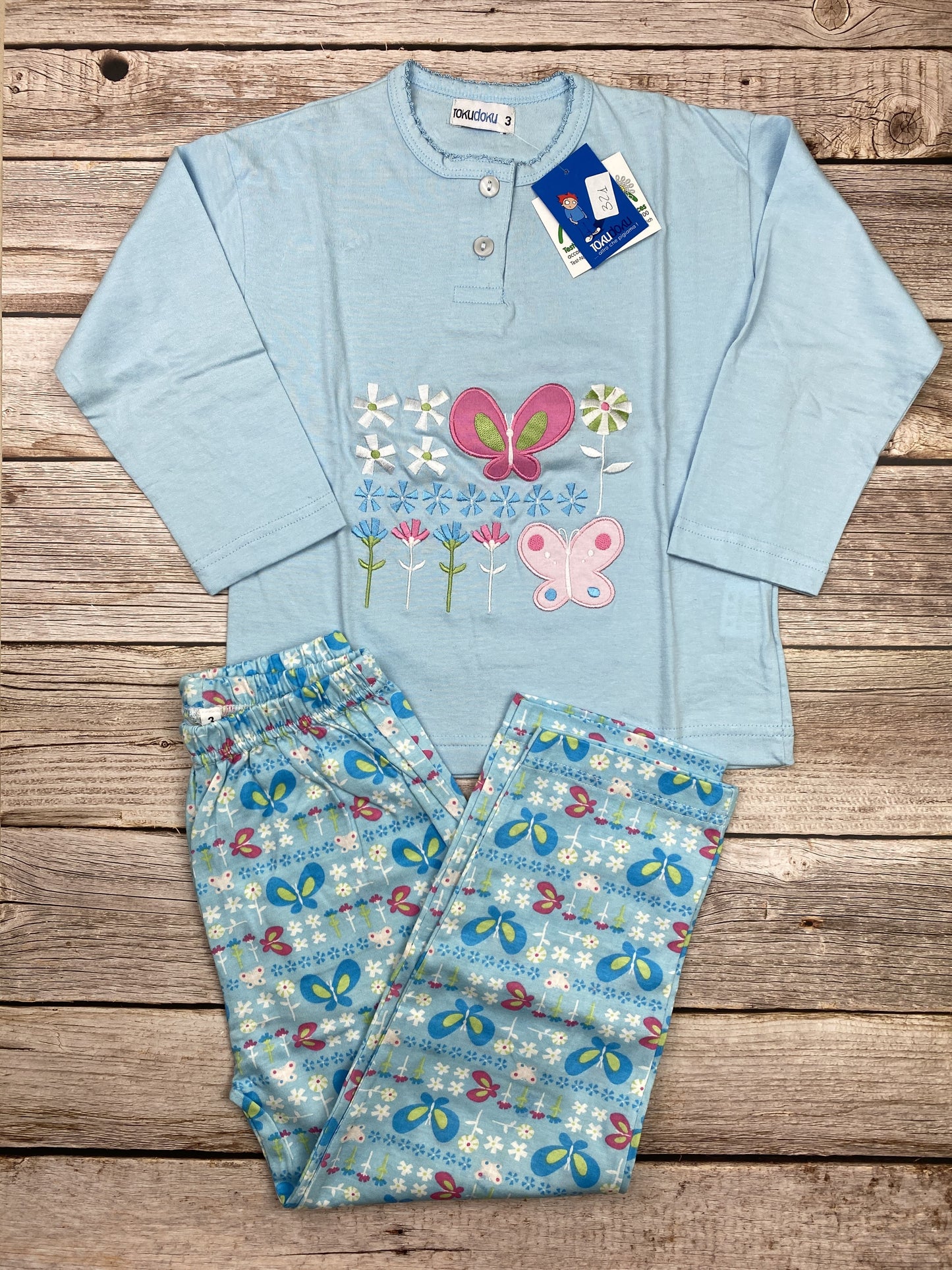 Pigiama manica lunga e pantalone