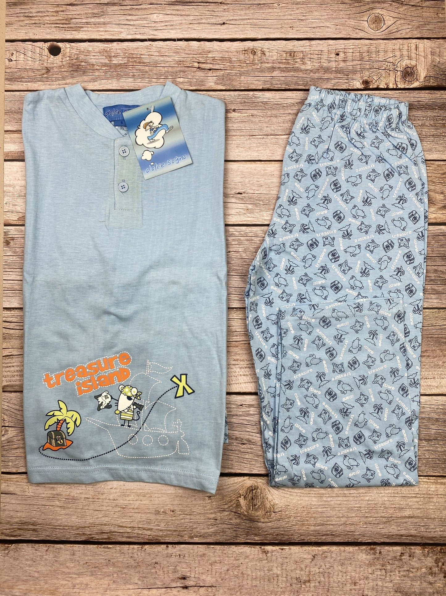 Pigiama manica lunga e pantalone