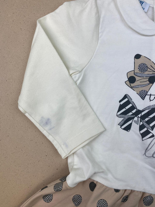 Vestito in felpa manica lunga