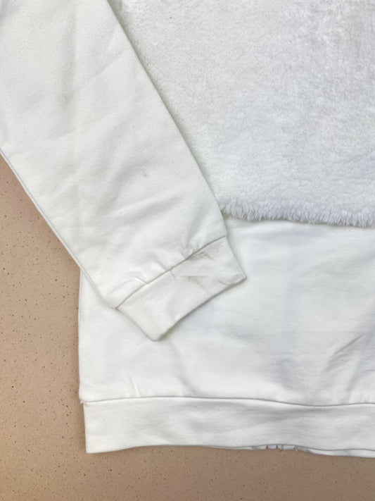 Felpa full zip senza cappuccio