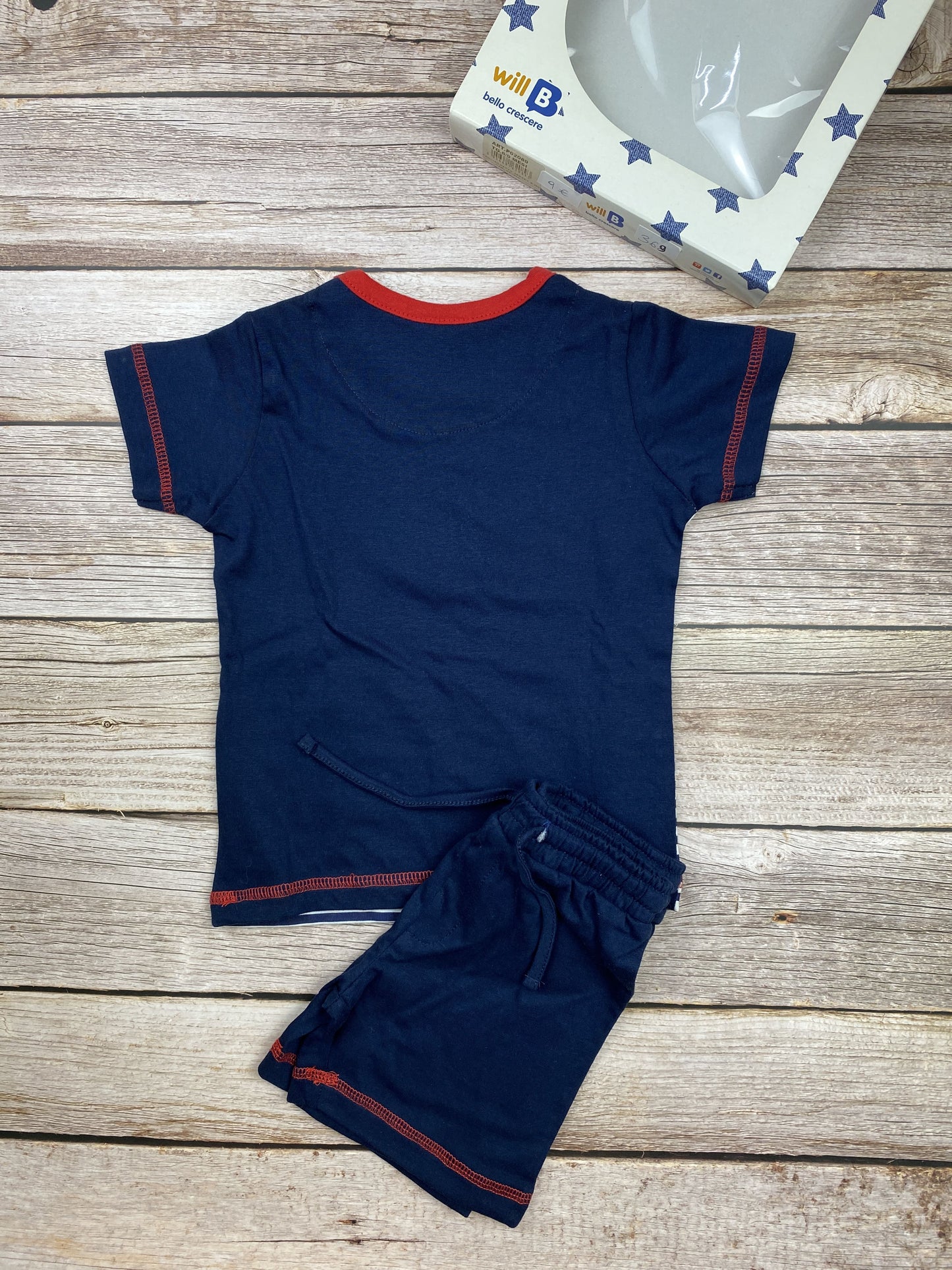 Set t-shirt manica corta e pantaloncino