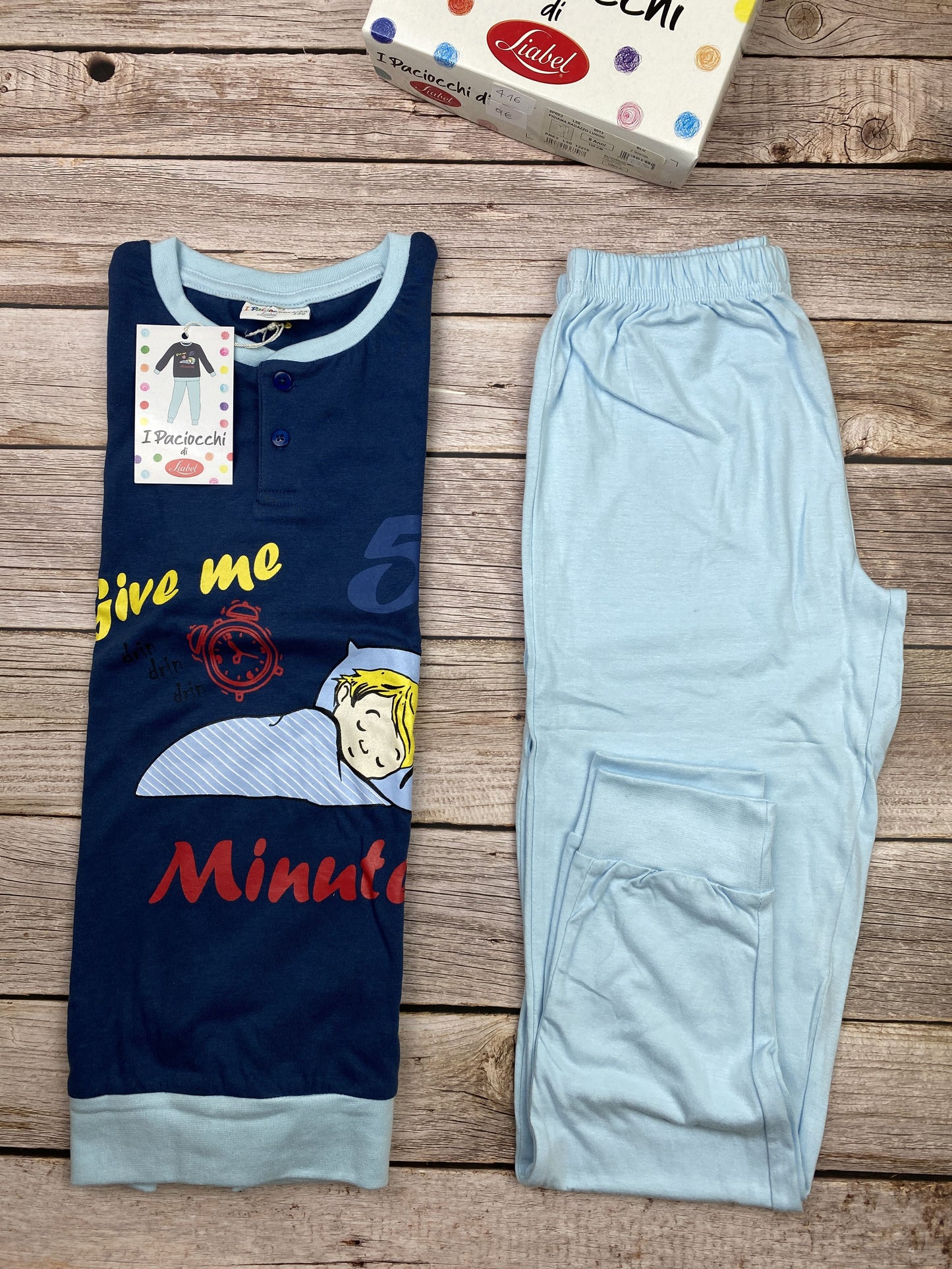 Pigiama manica lunga e pantalone
