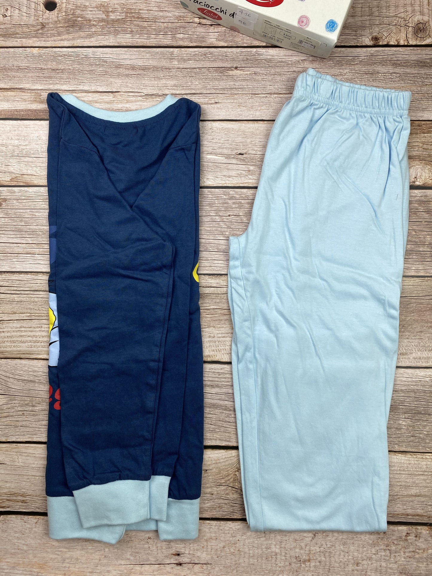 Pigiama manica lunga e pantalone