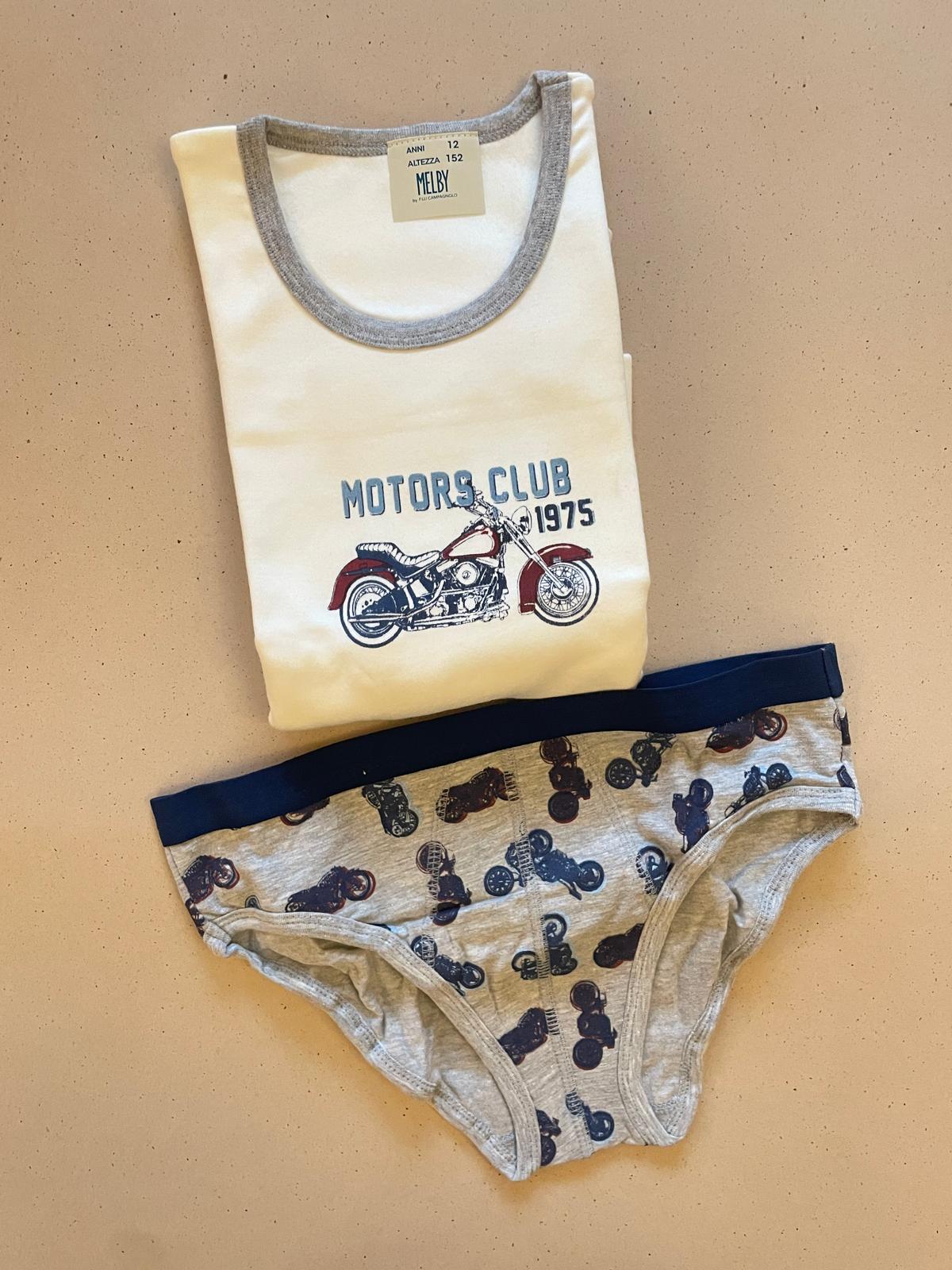 Set t-shirt manica corta e slip