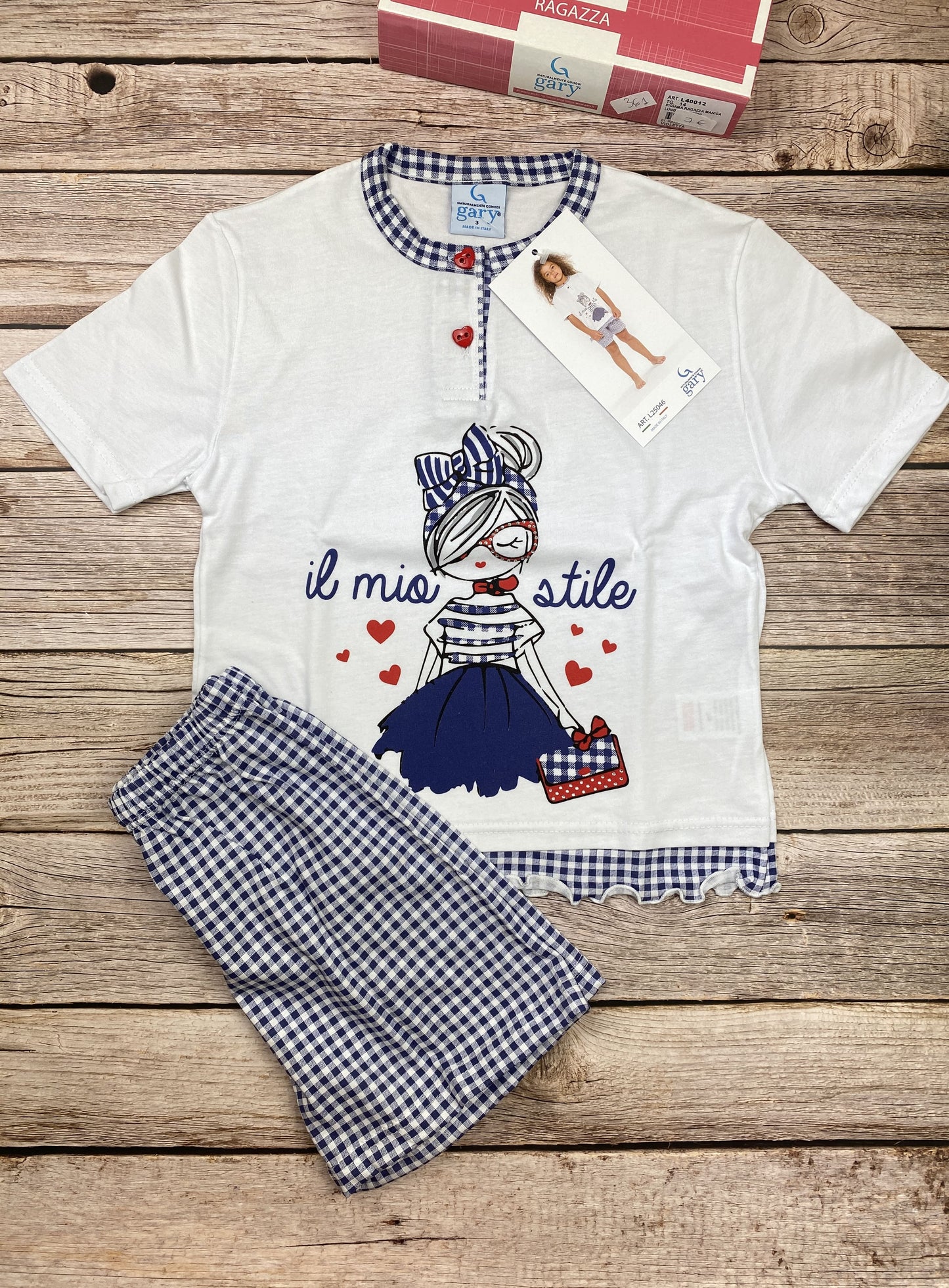 Pigiama manica corta e pantaloncino