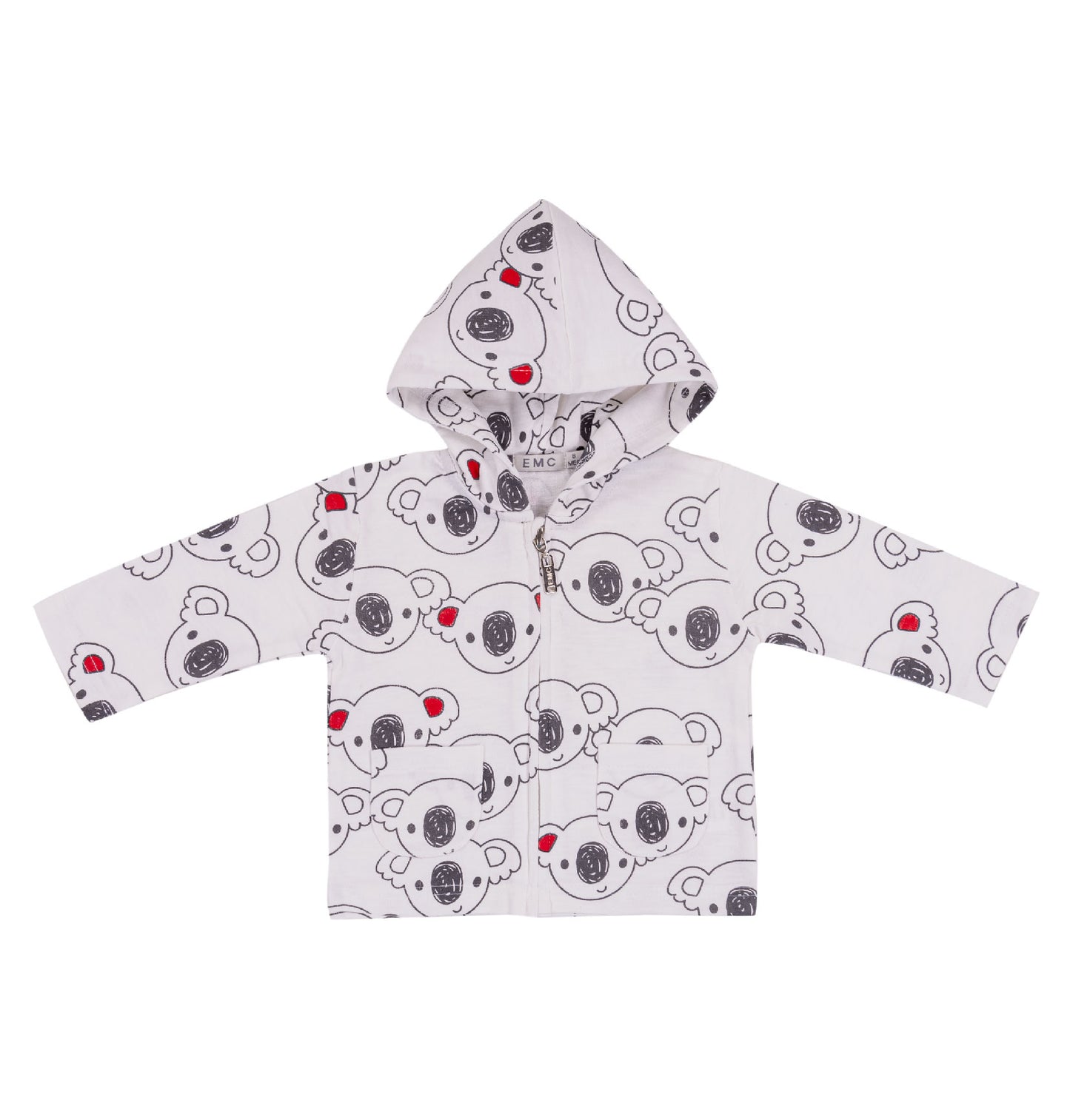 Felpa con cappuccio e zip