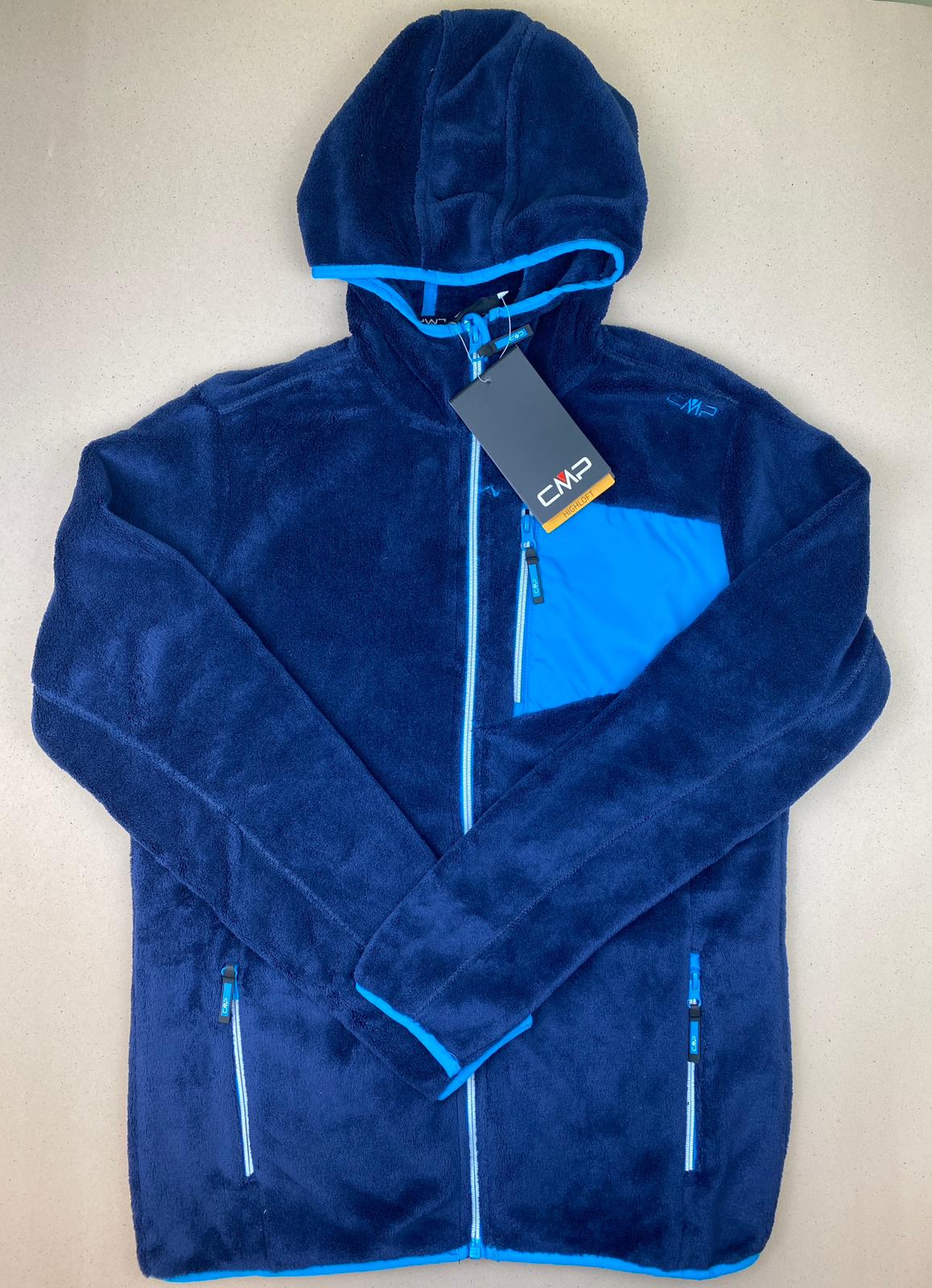 Pile con zip e cappuccio