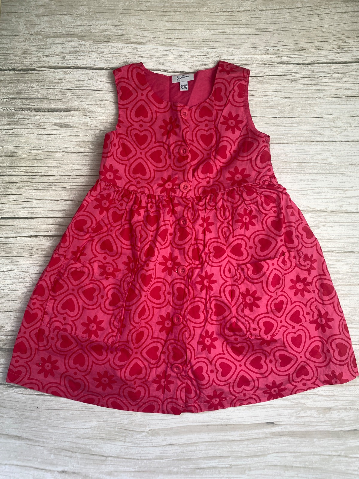 Vestito in tela di cotone
