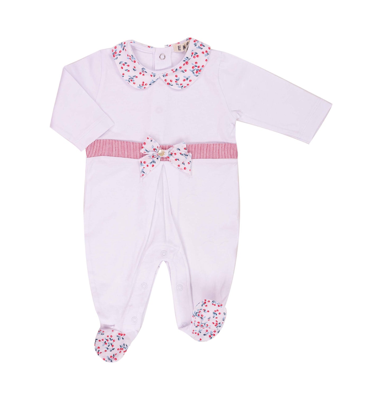 Tutina con piedini in cotone