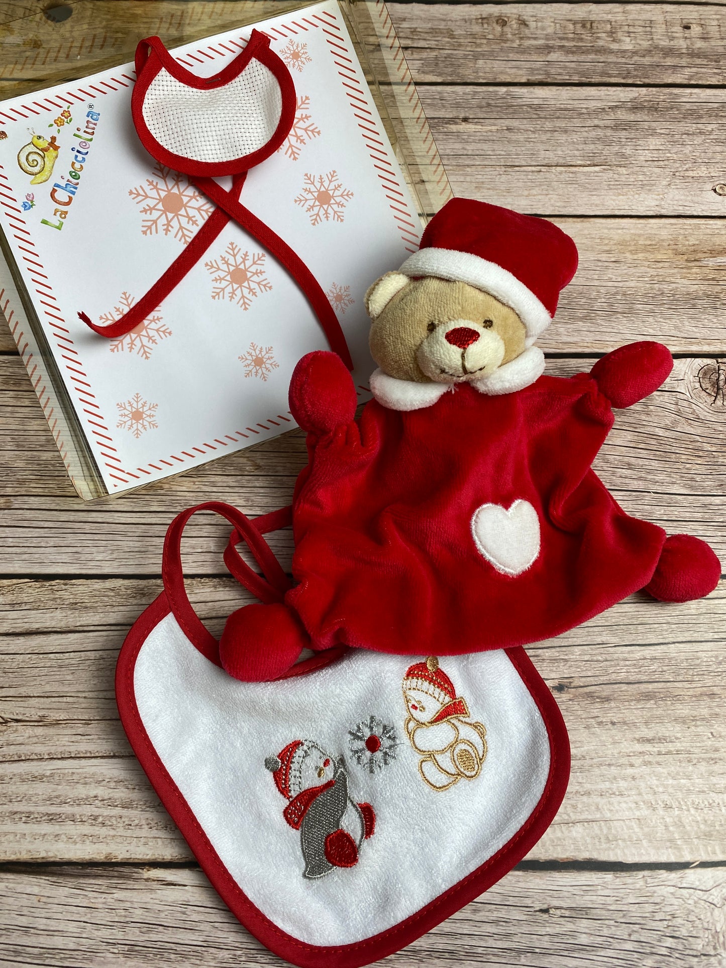 Set dou dou e bavagliono natalizi