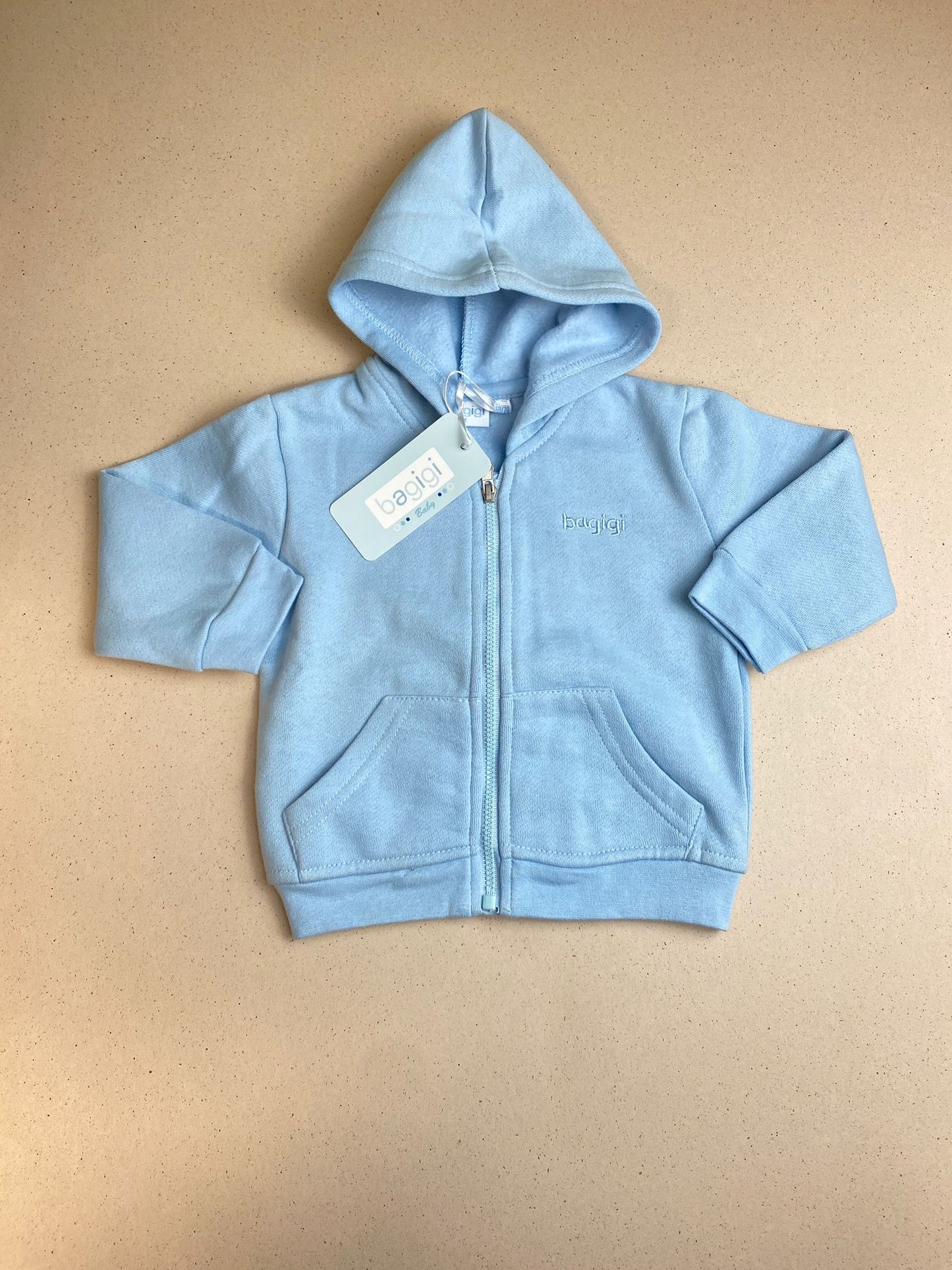 Felpa con zip e cappuccio