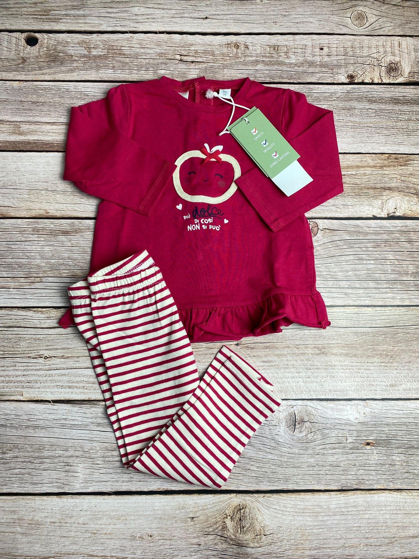 Set t-shirt manica lunga e leggings