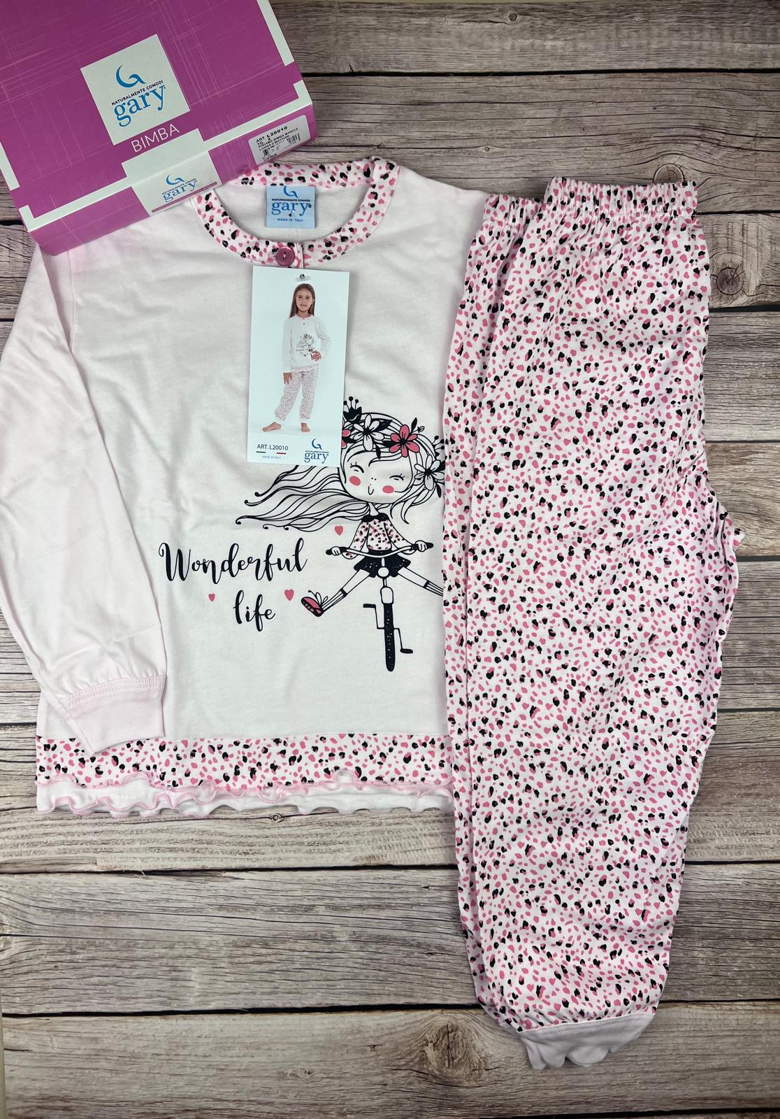 Pigiama manica lunga e pantaloni