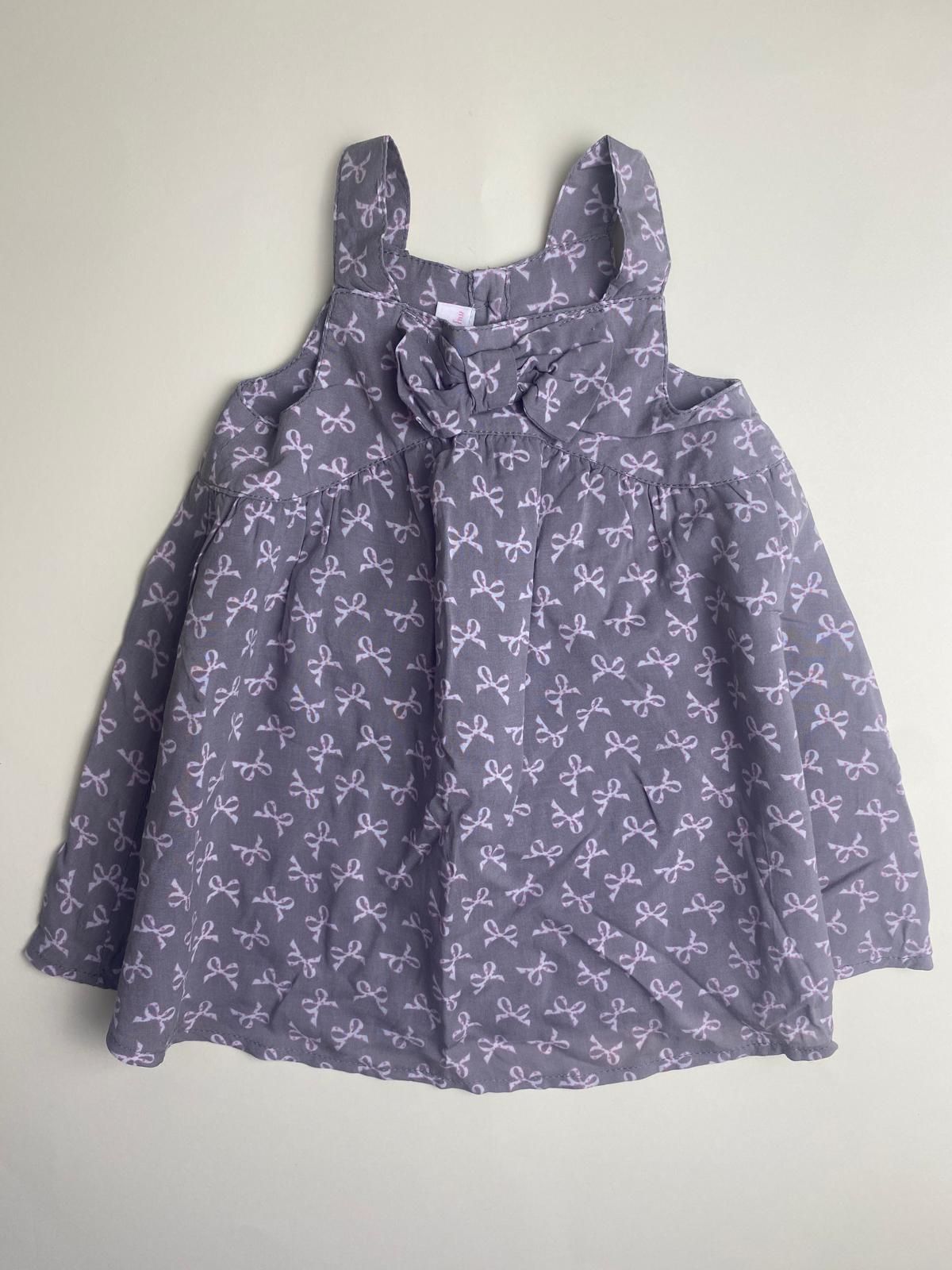 Vestito Estivo Bambina con Fantasia a Fiocchi