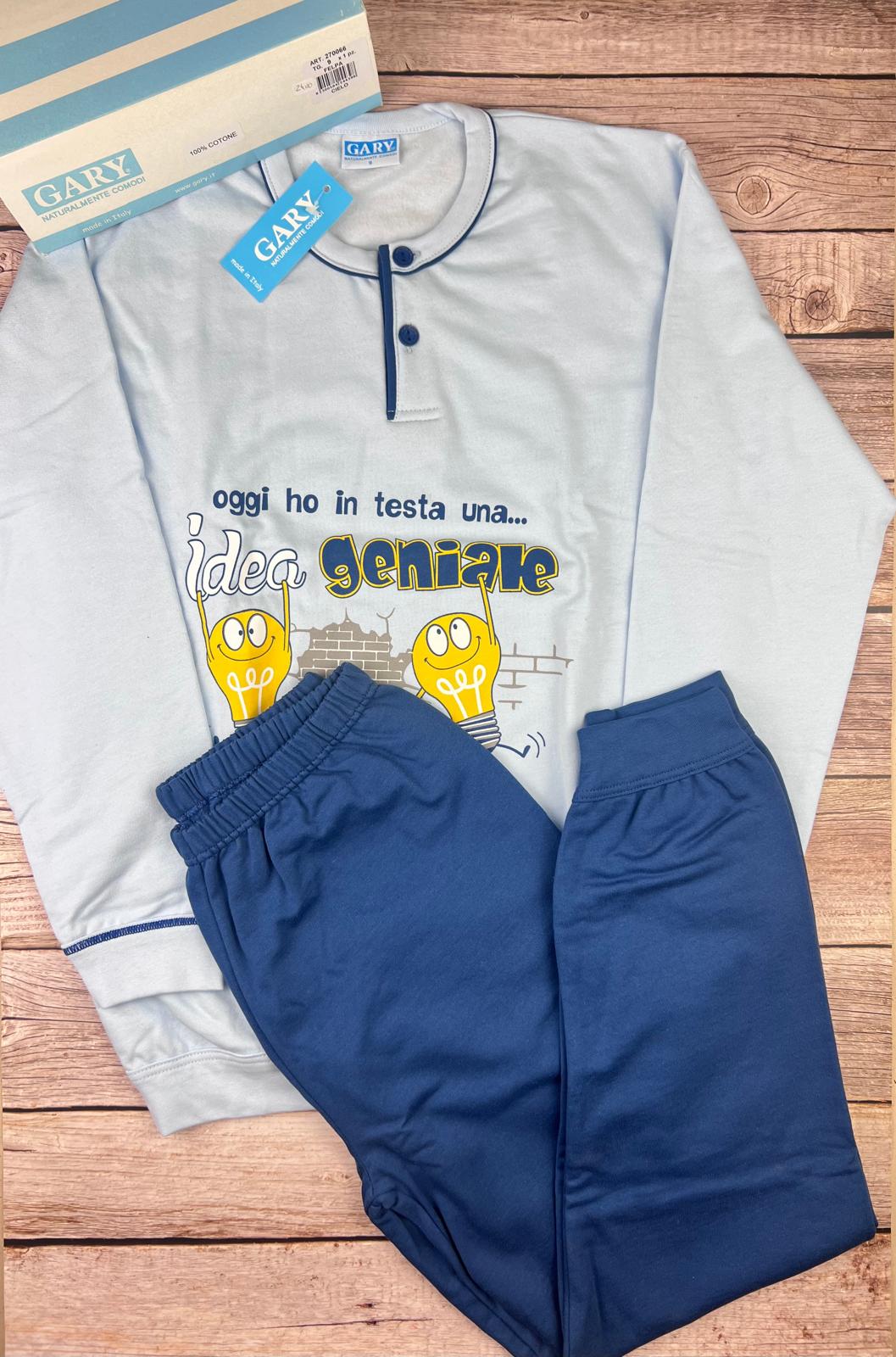 Pigiama manica lunga e pantaloni