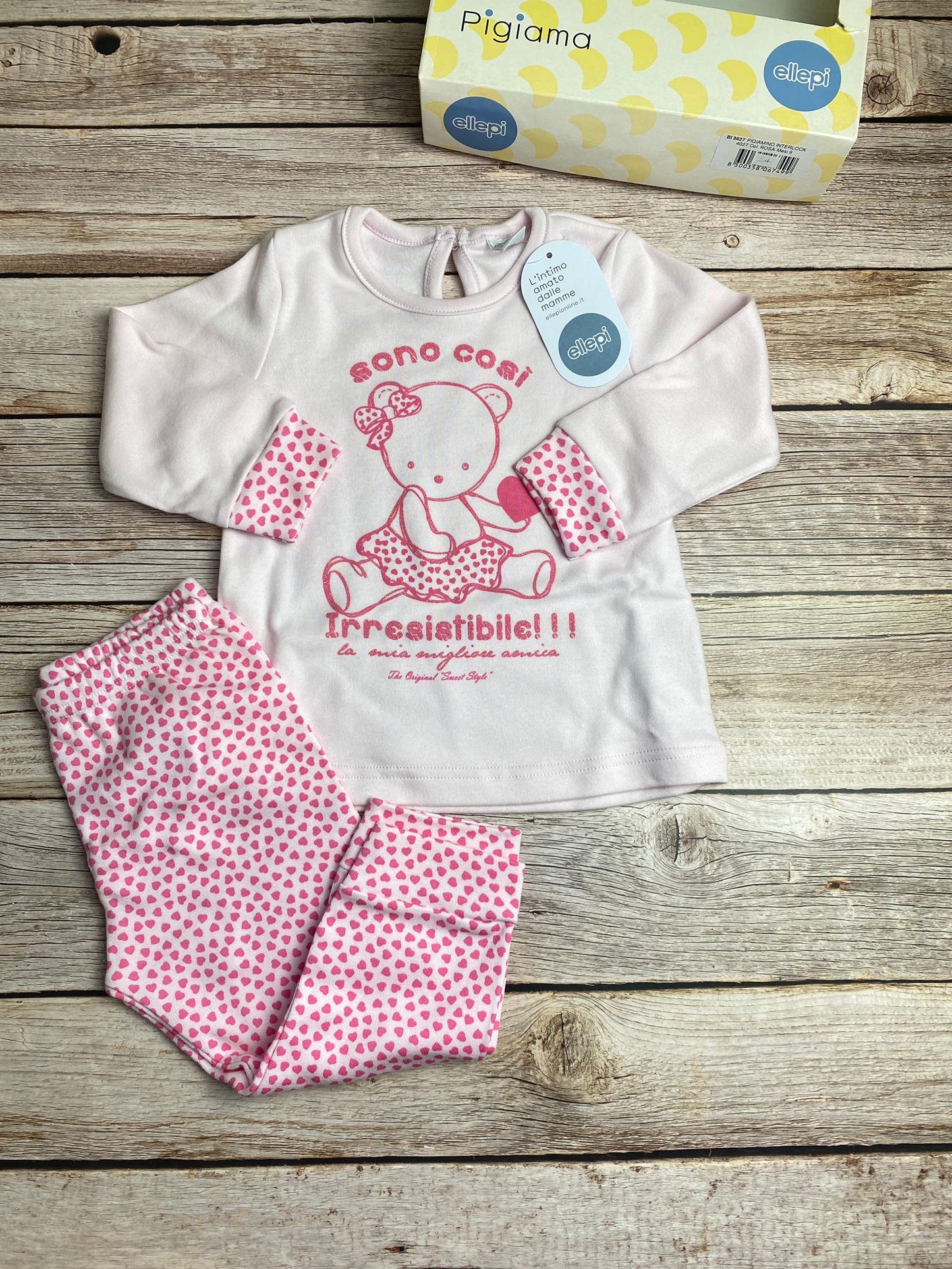 Pigiama manica lunga e pantaloni