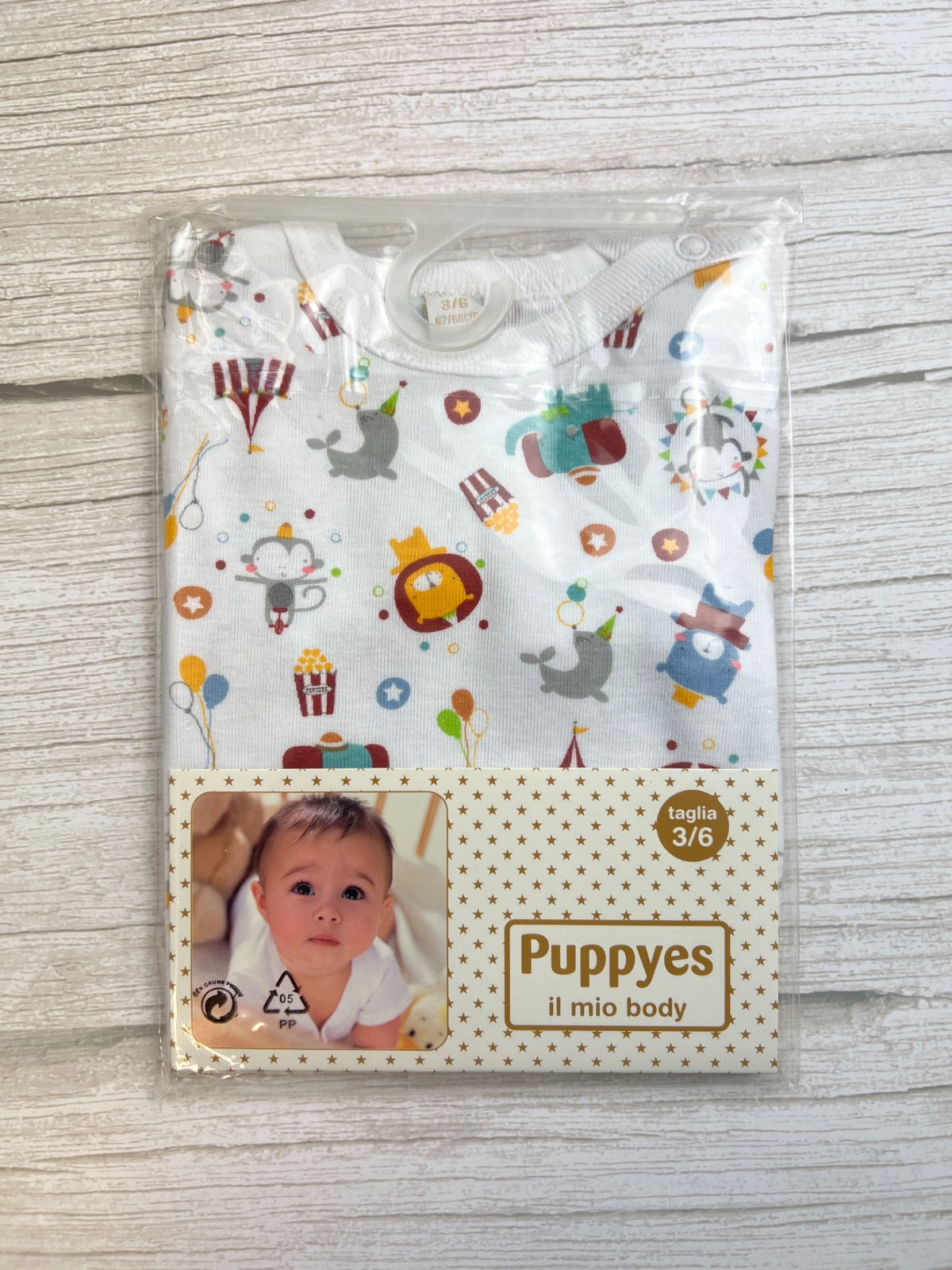 Body neonato Puppyes fantasia circo