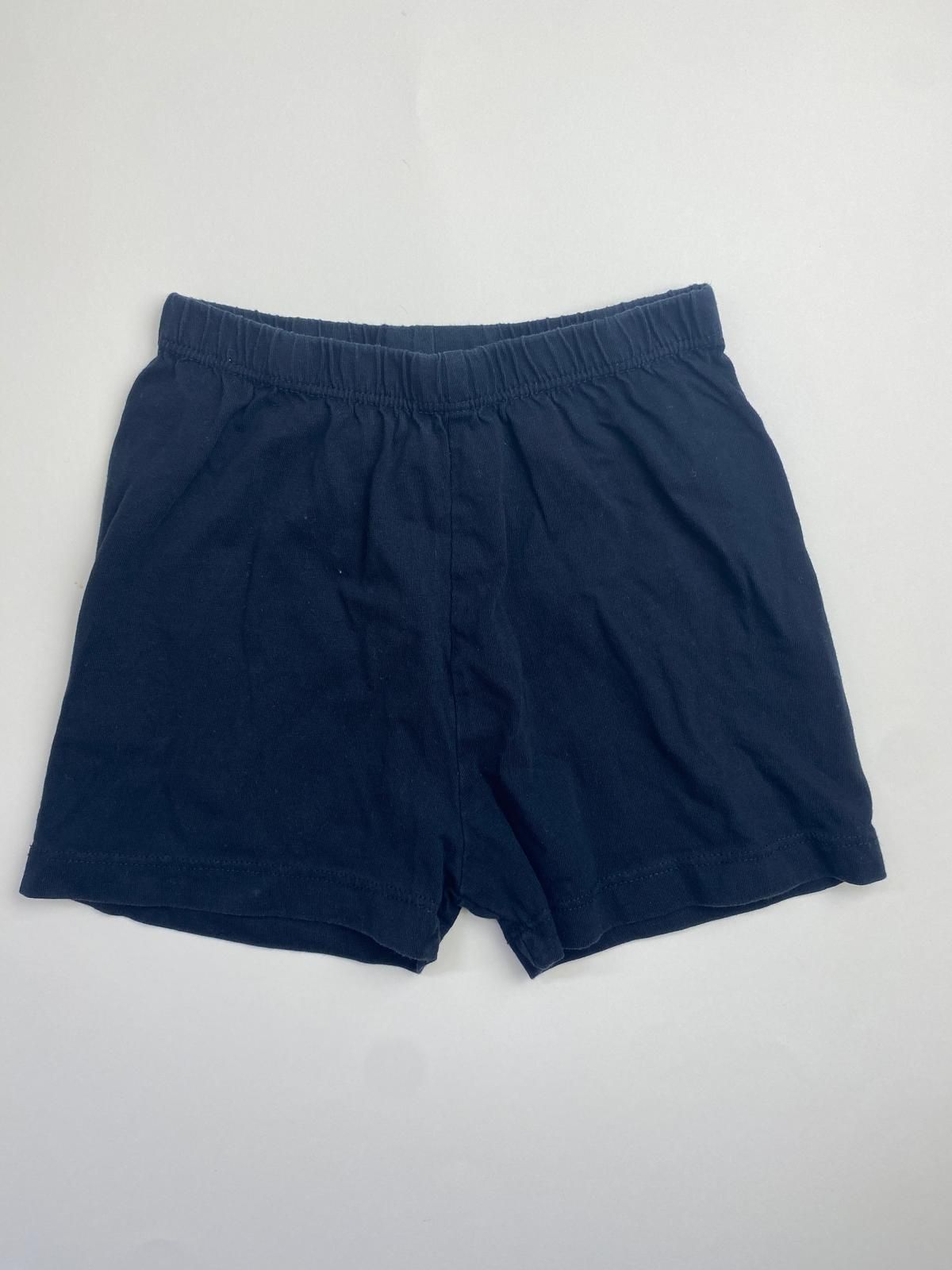 Pantaloncini neri in jersey