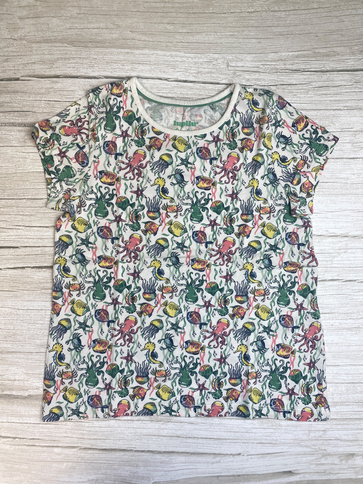 T-shirt Bambina Lupilu Fantasia Marina