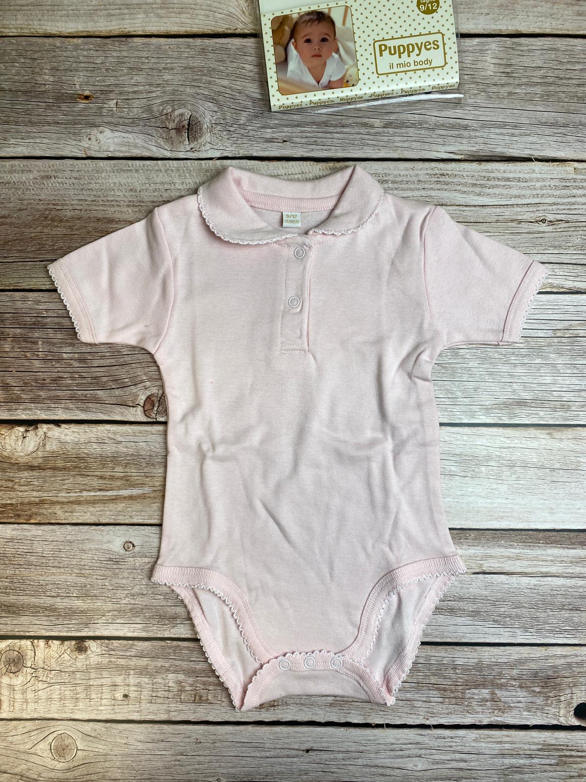 Body manica corta con colletto