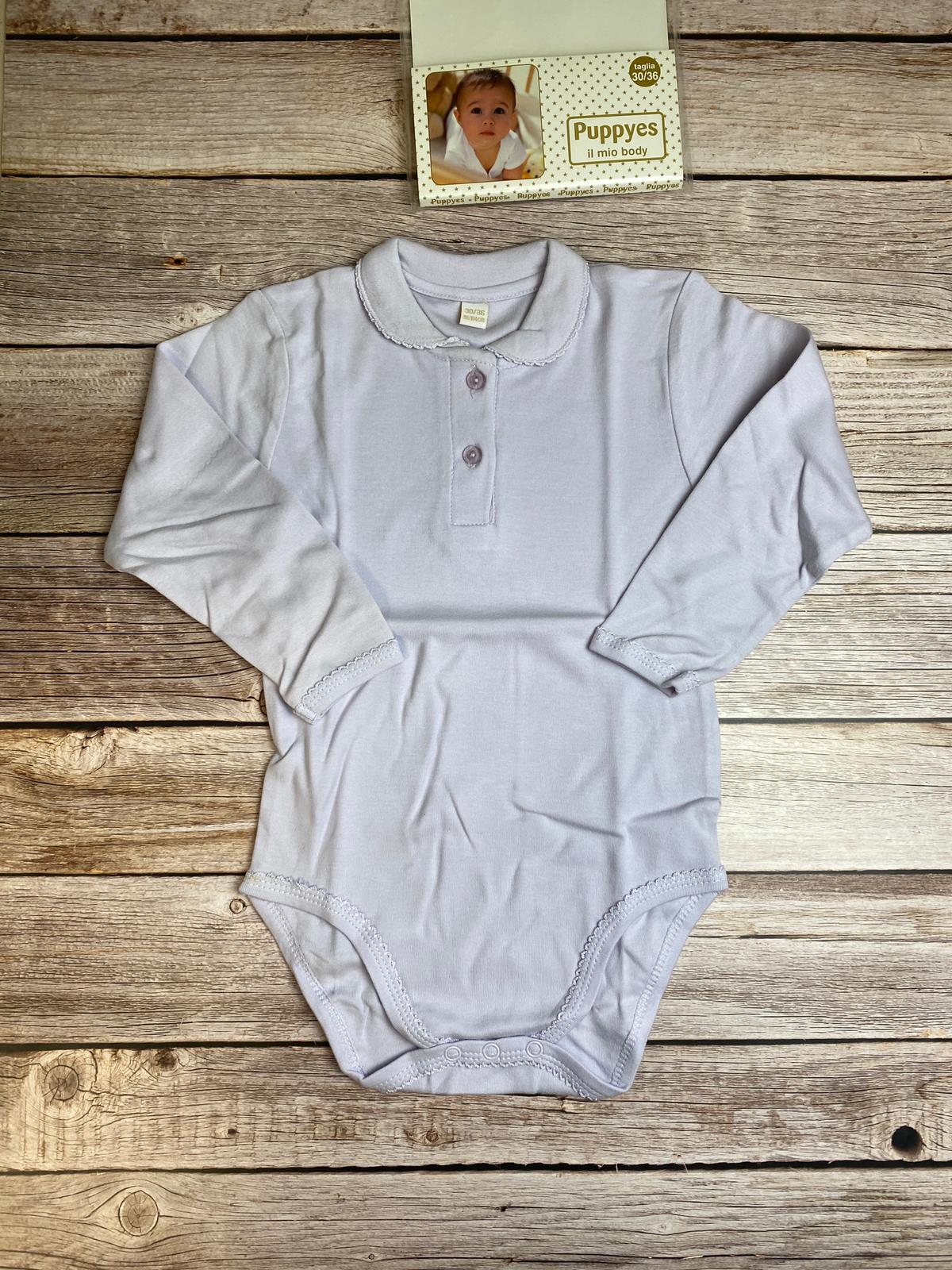 Body manica lunga con colletto