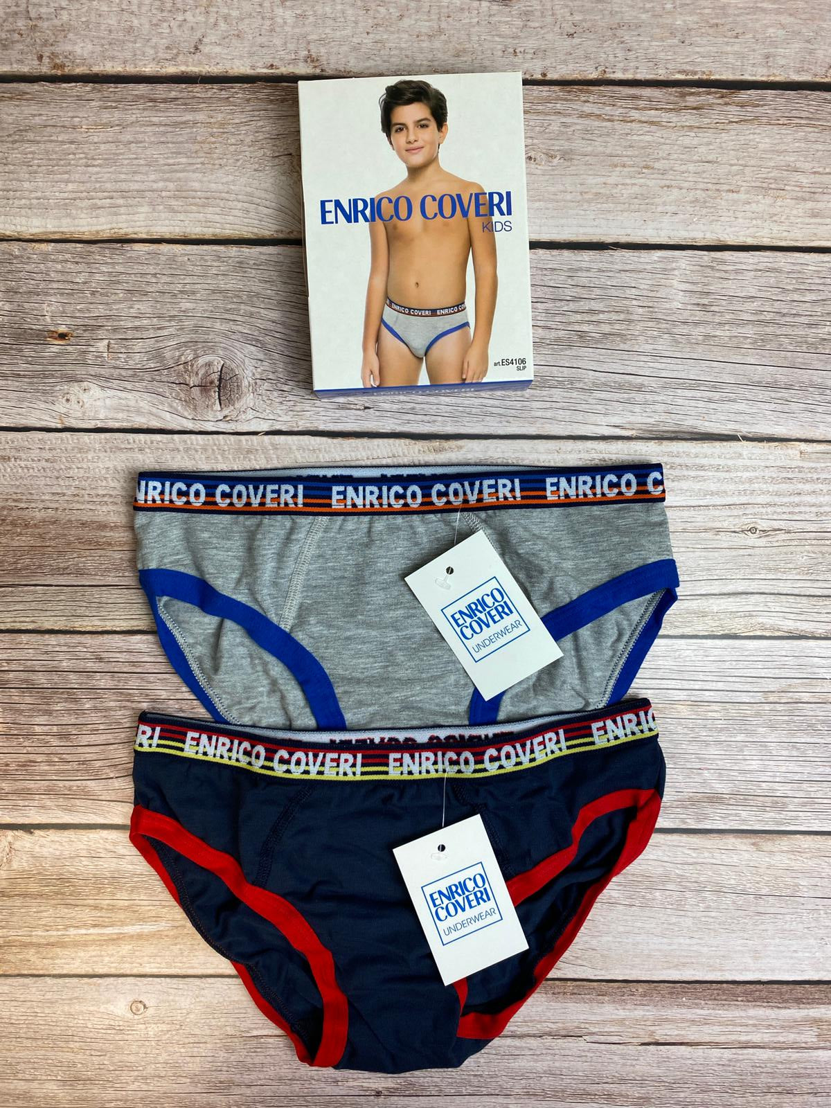 Set due slip con elastico logato