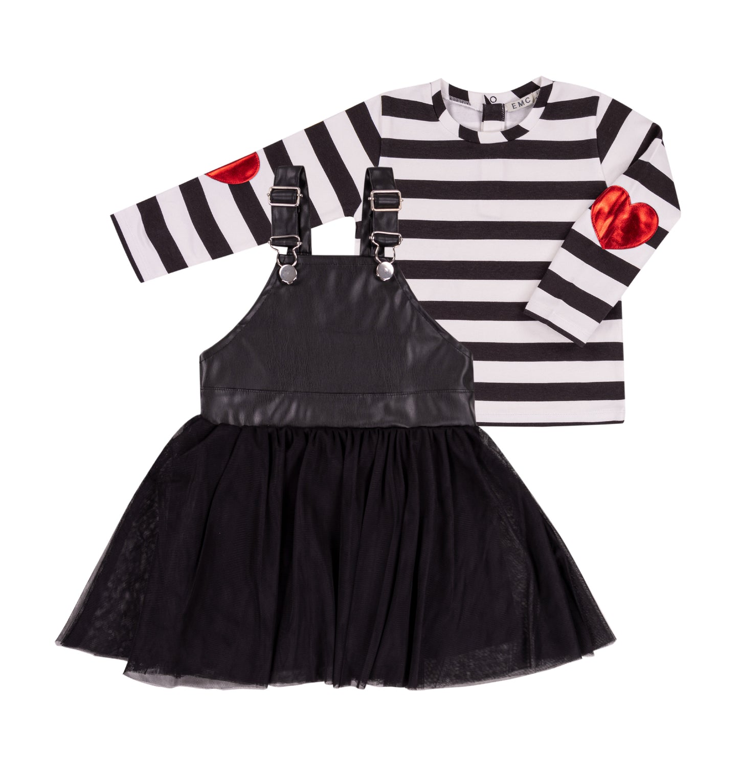 Set salopette e t-shirt