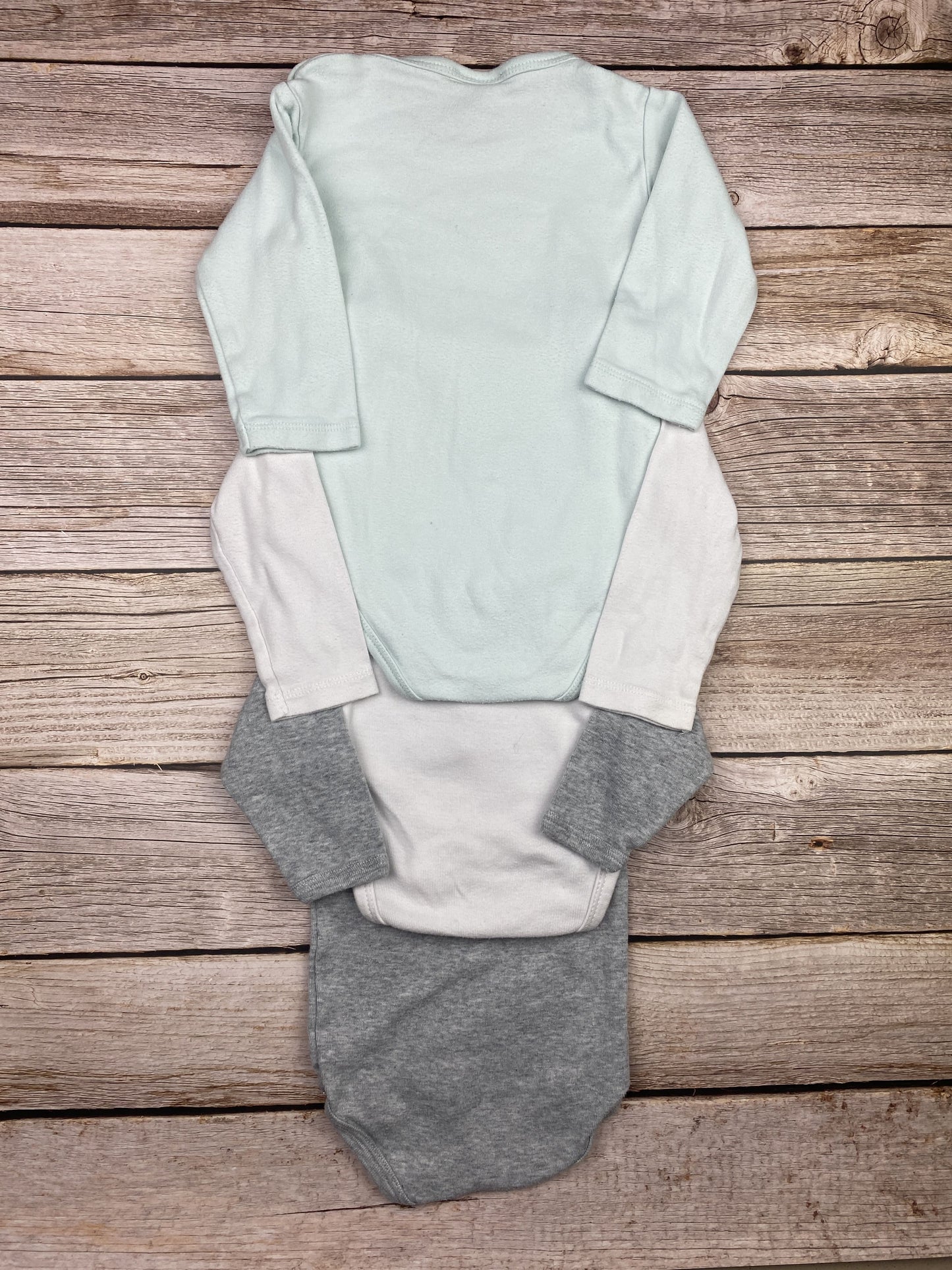 Set tre body manica lunga