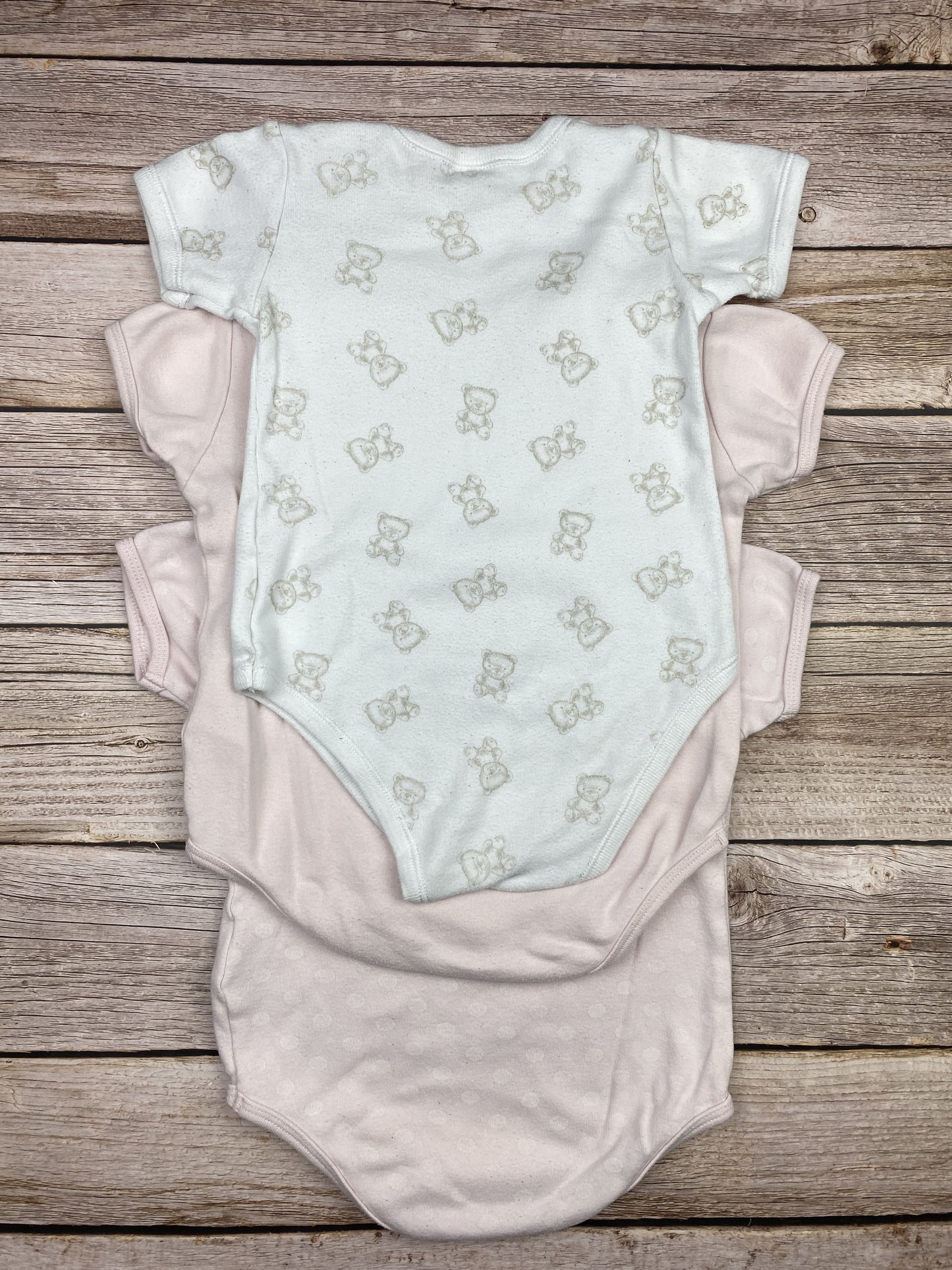 Set tre body manica corta
