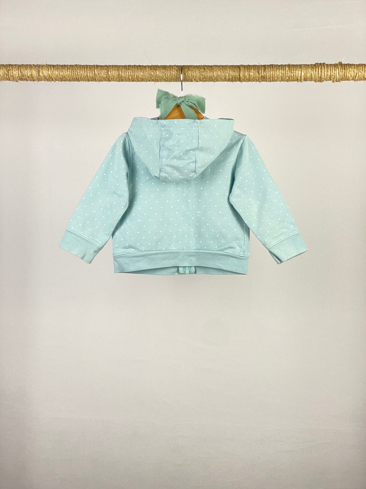 Felpa full zip e cappuccio