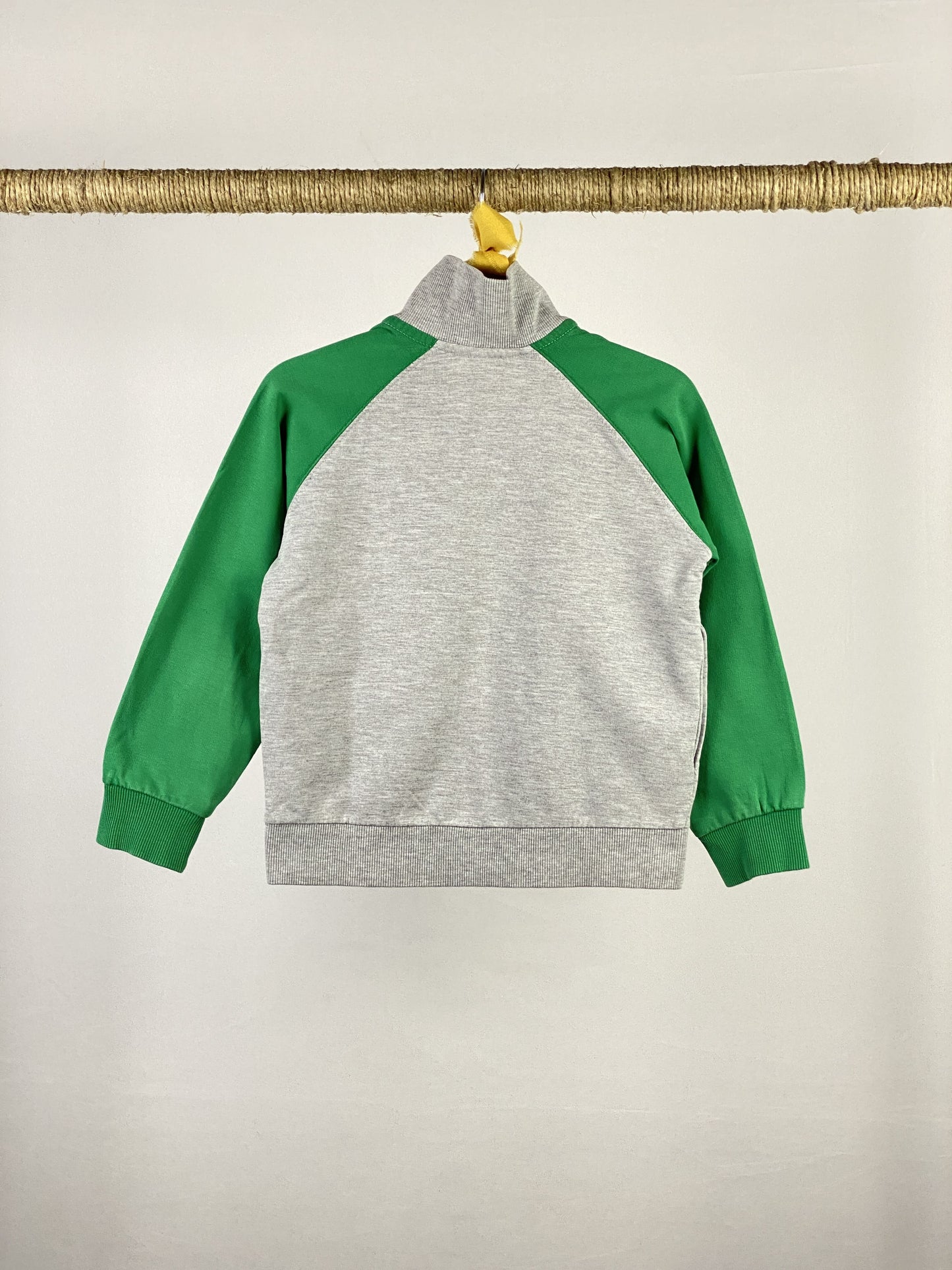 Felpa full zip senza cappuccio