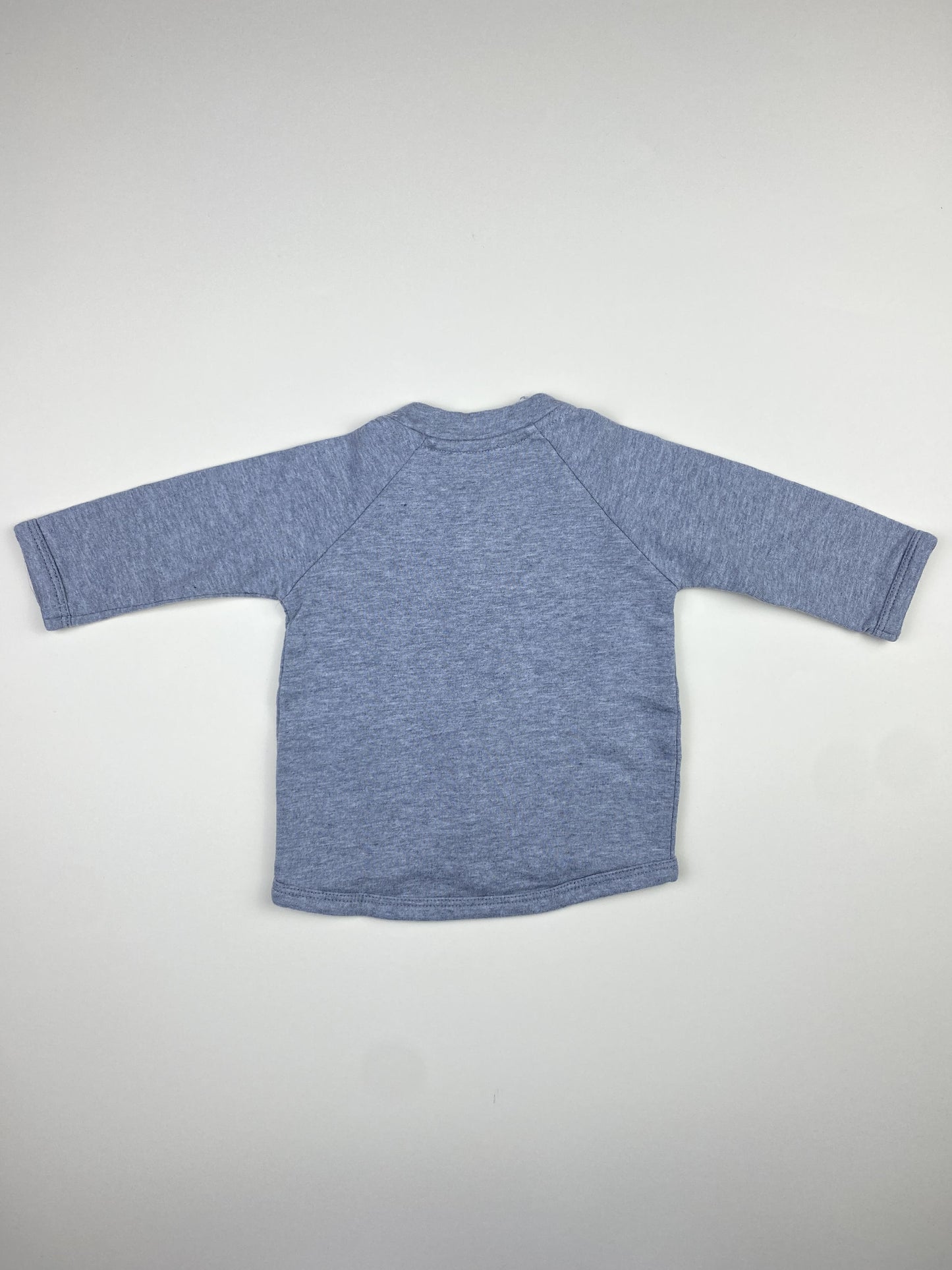 Felpa full zip senza cappuccio