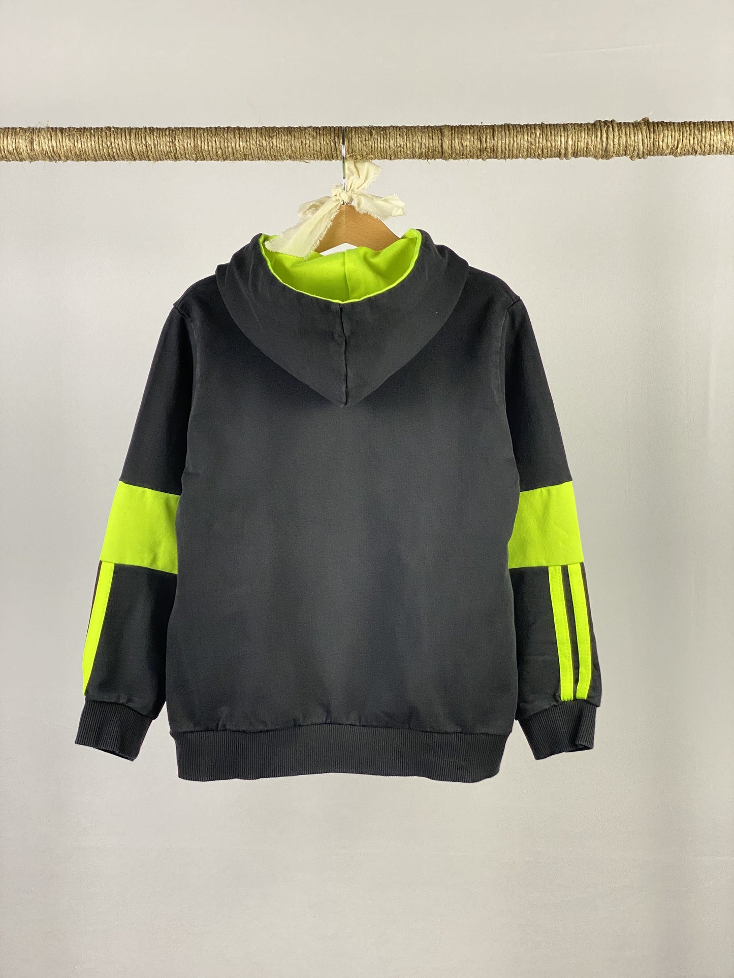 Felpa full zip con cappuccio