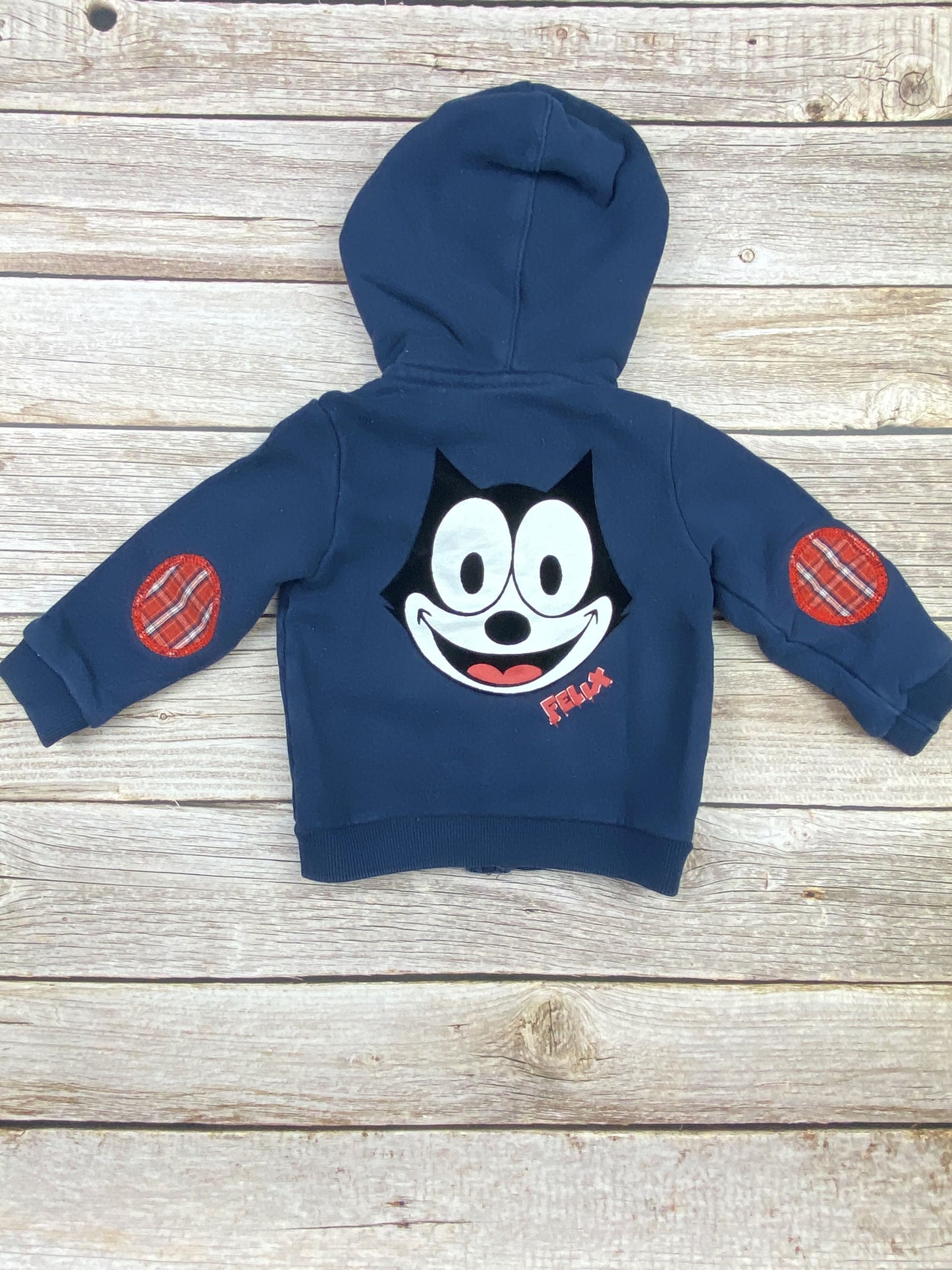 Felpa con zip e cappuccio