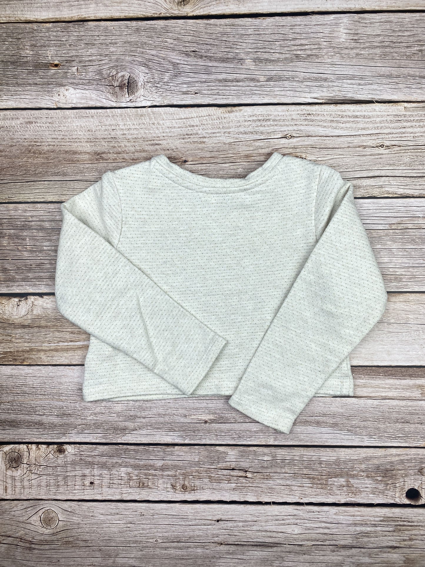 Felpa girocollo cropped