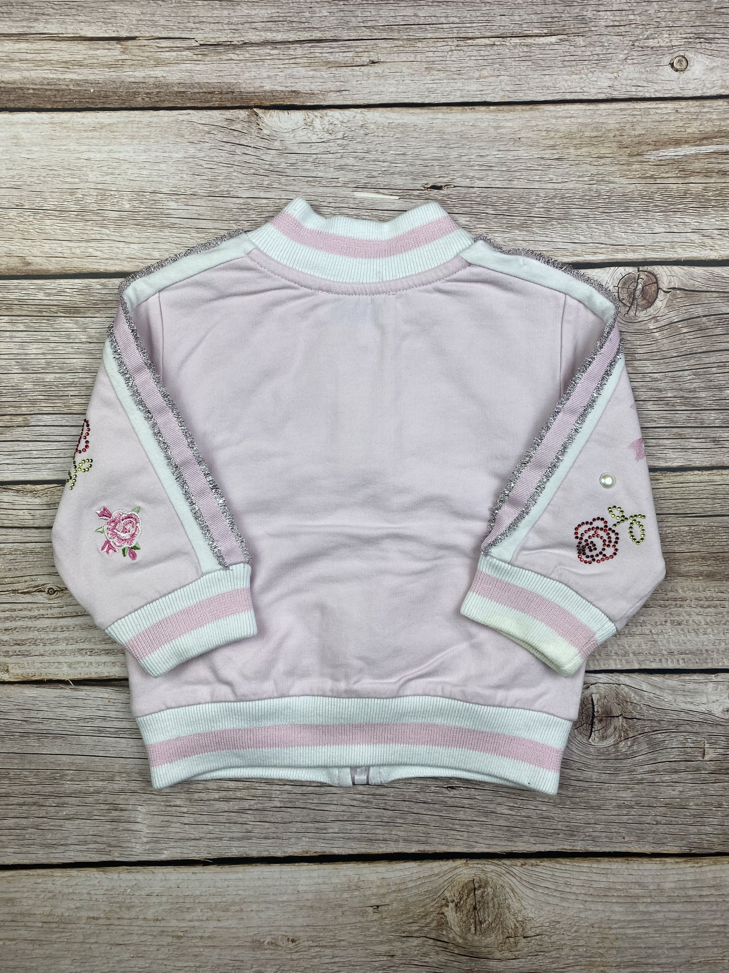 Felpa girocollo con zip