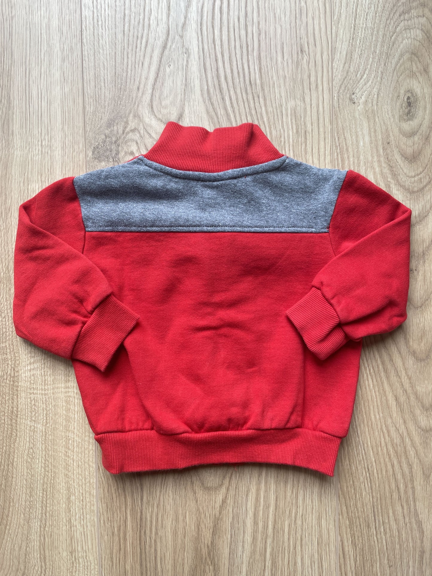 Felpa girocollo con zip
