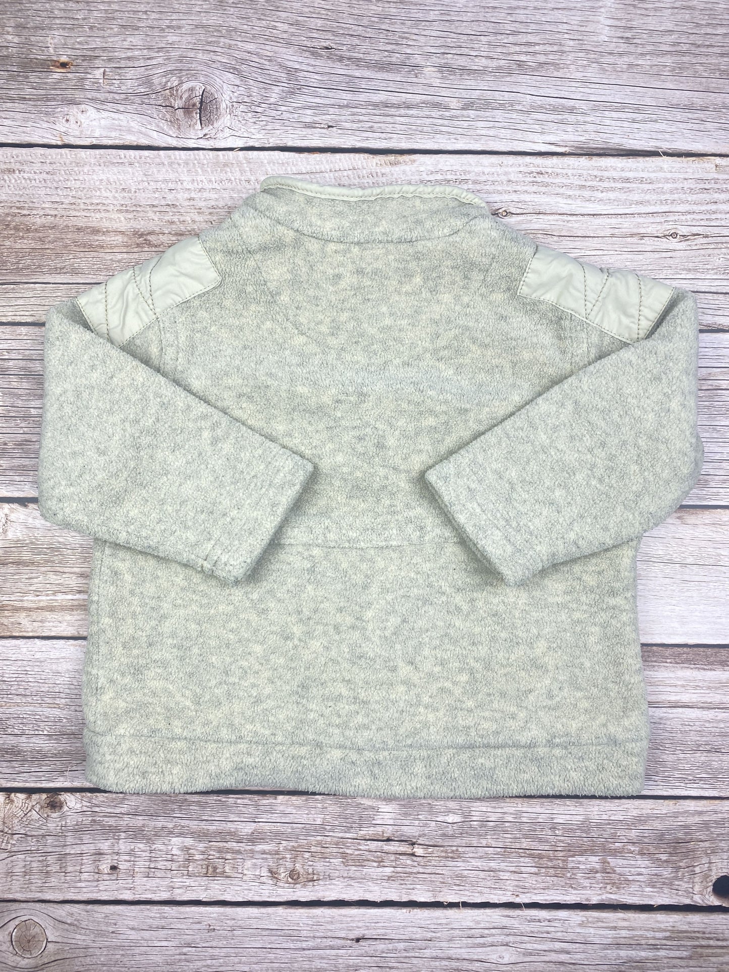 Felpa con zip girocollo