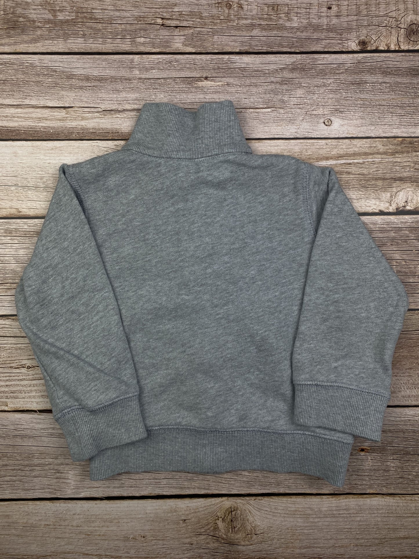 Felpa con zip senza cappuccio