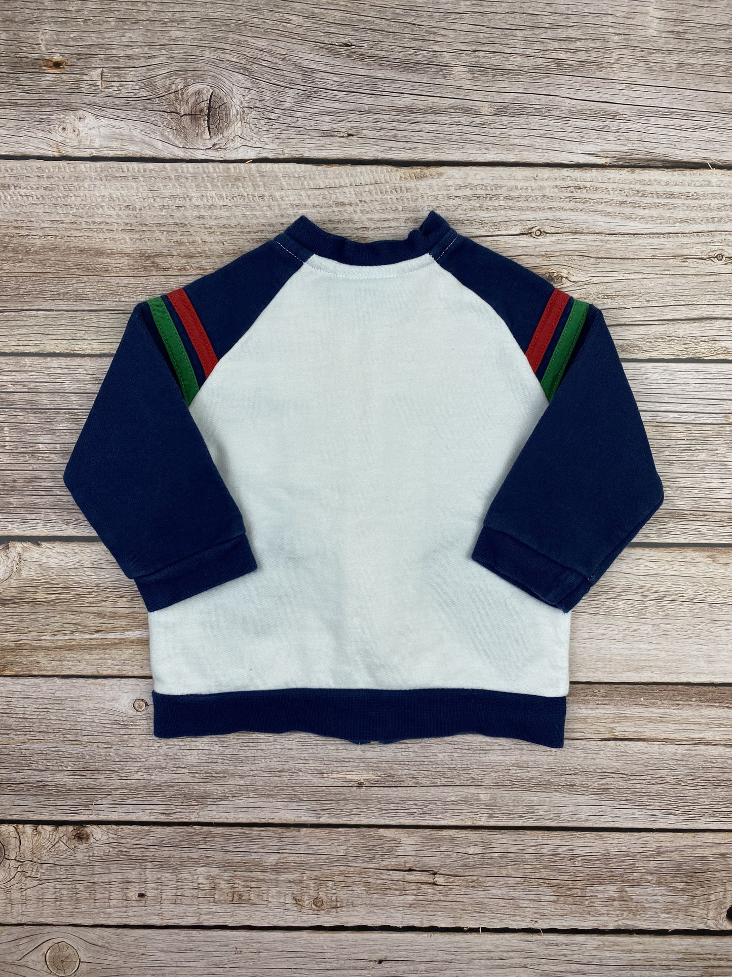 Felpa con zip senza cappuccio