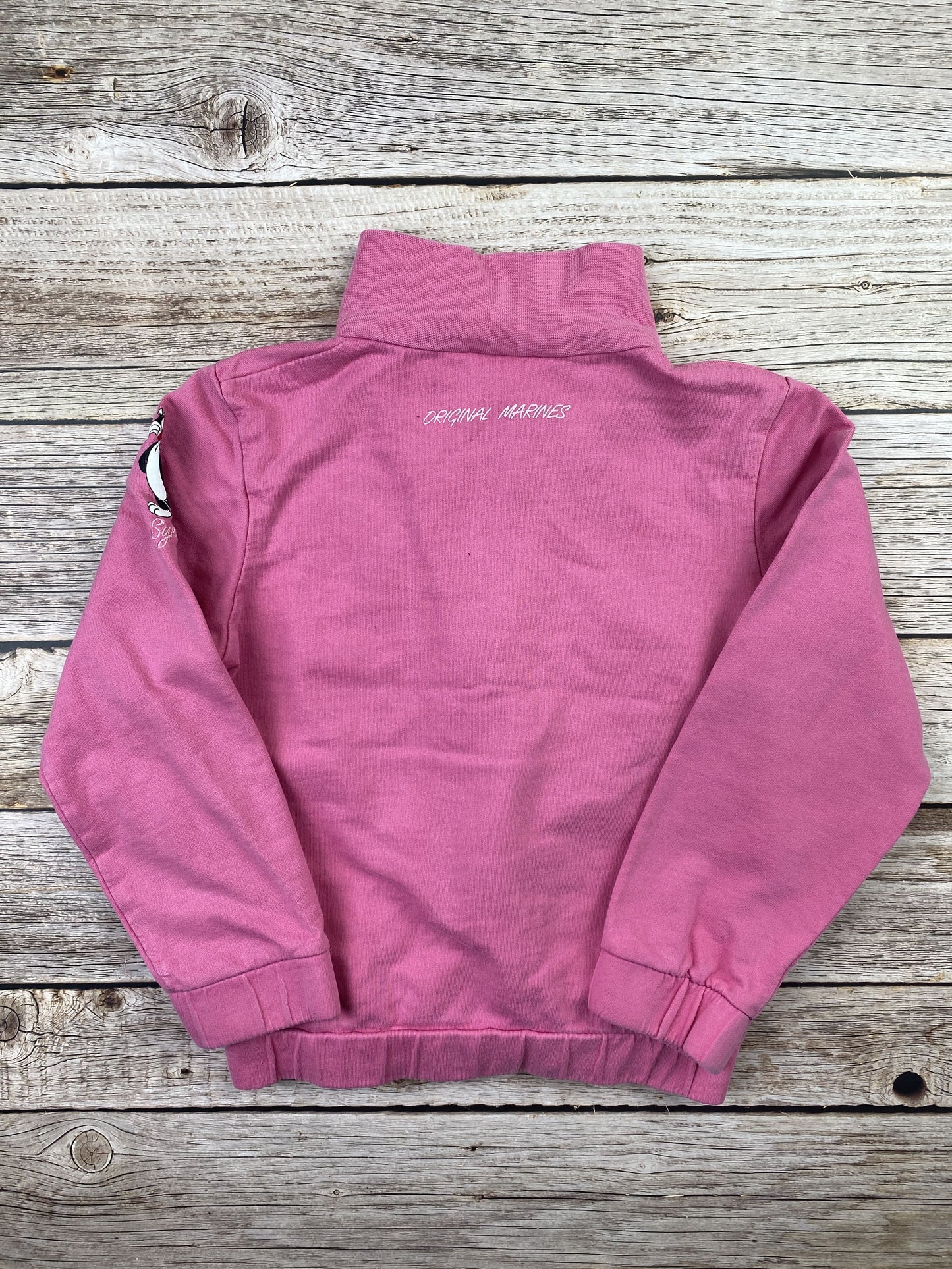 Felpa con zip senza cappuccio